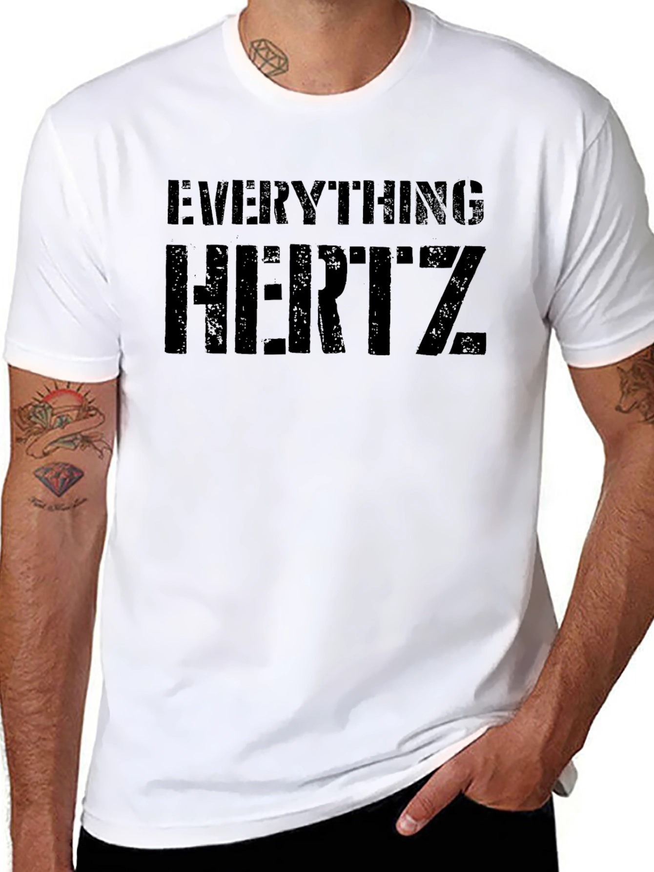 Everything Hertz T-Shirt - Black Graphic Tee