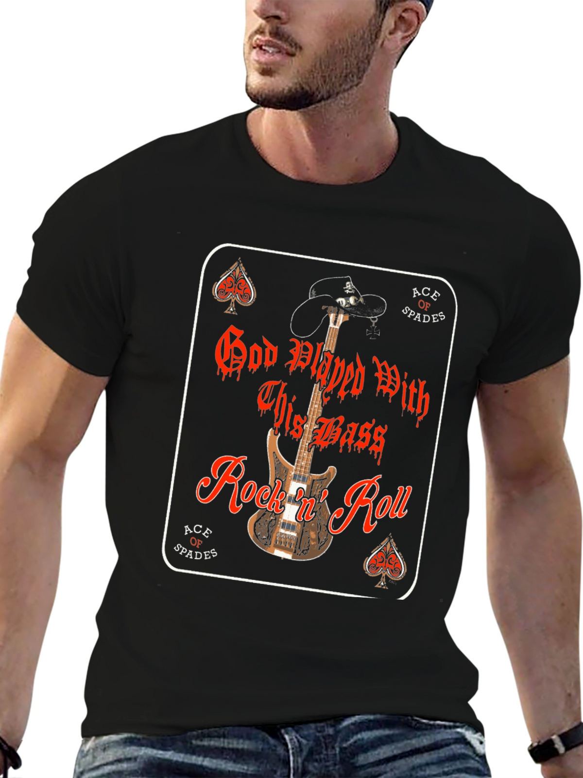 God Played This Bass Rock n Roll T-Shirt