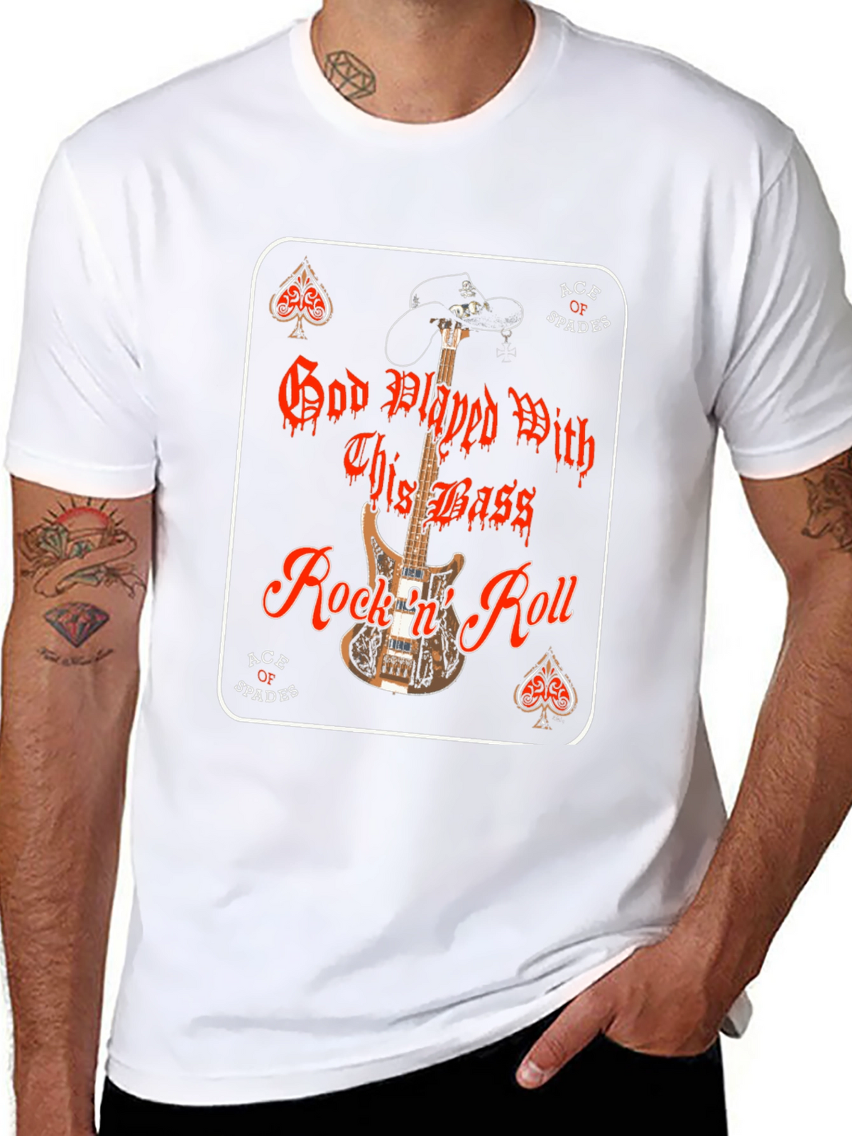 God Played This Bass Rock n Roll T-Shirt