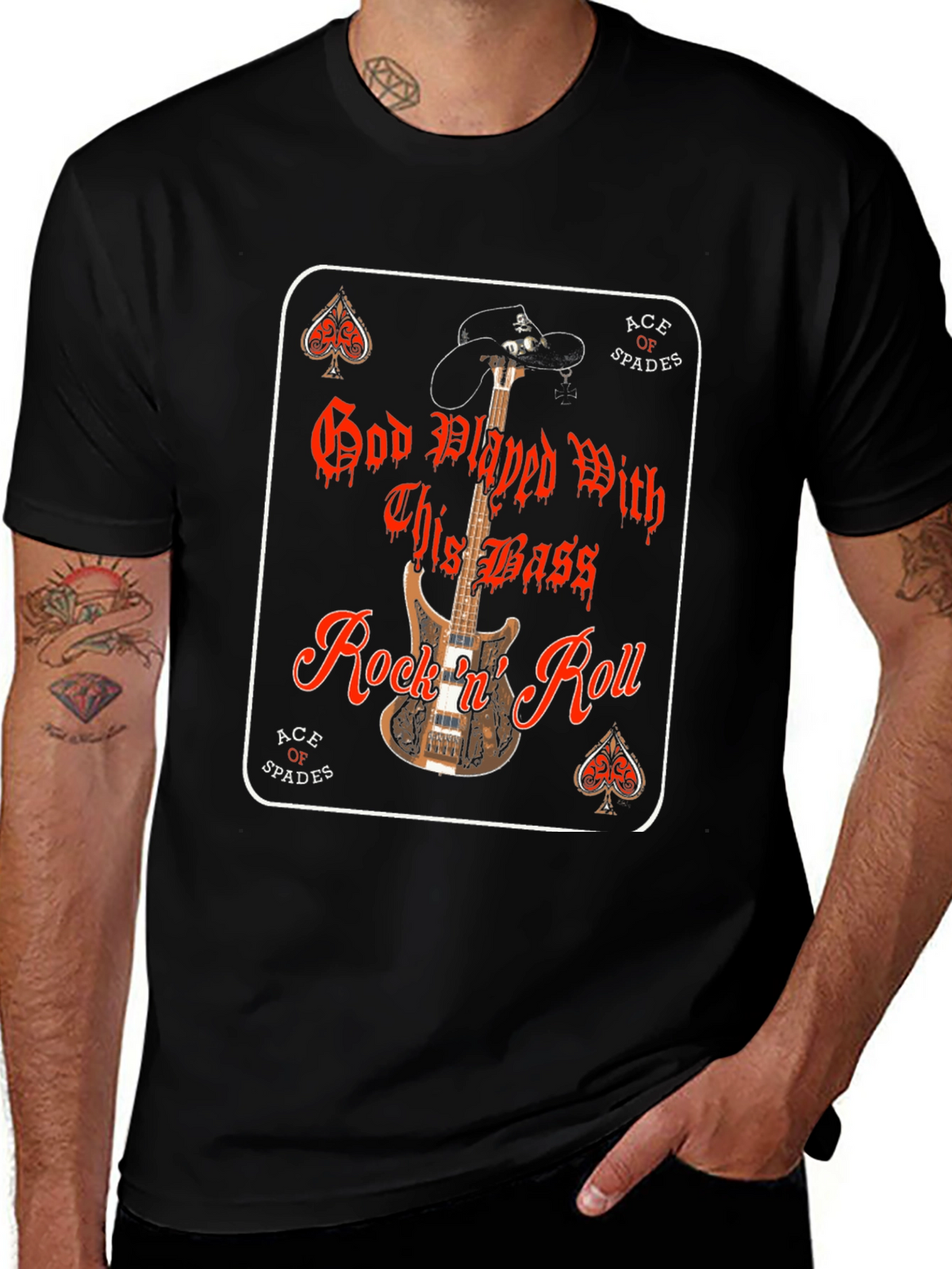 God Played This Bass Rock n Roll T-Shirt