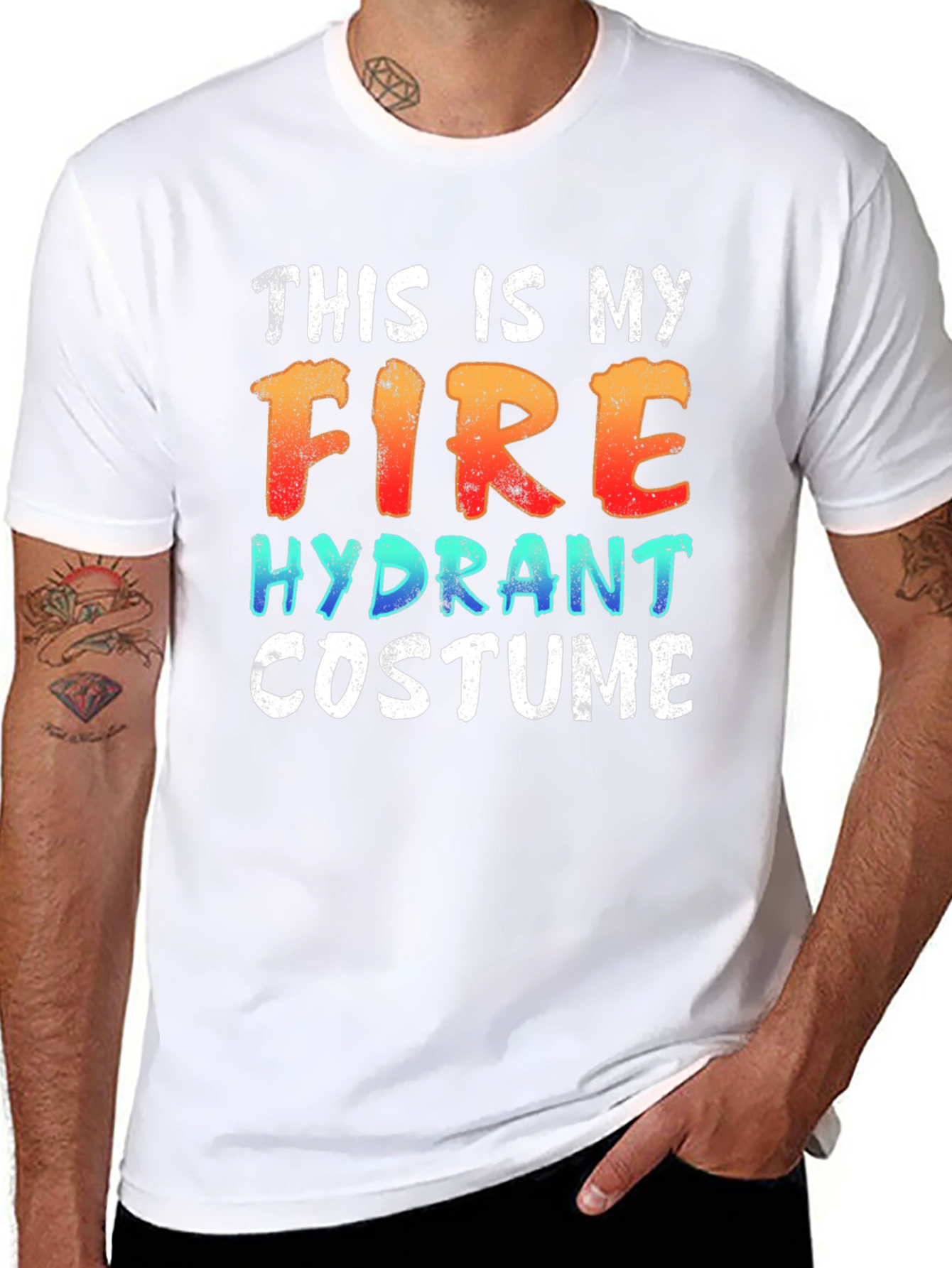 Funny Fire Hydrant Costume T-Shirt