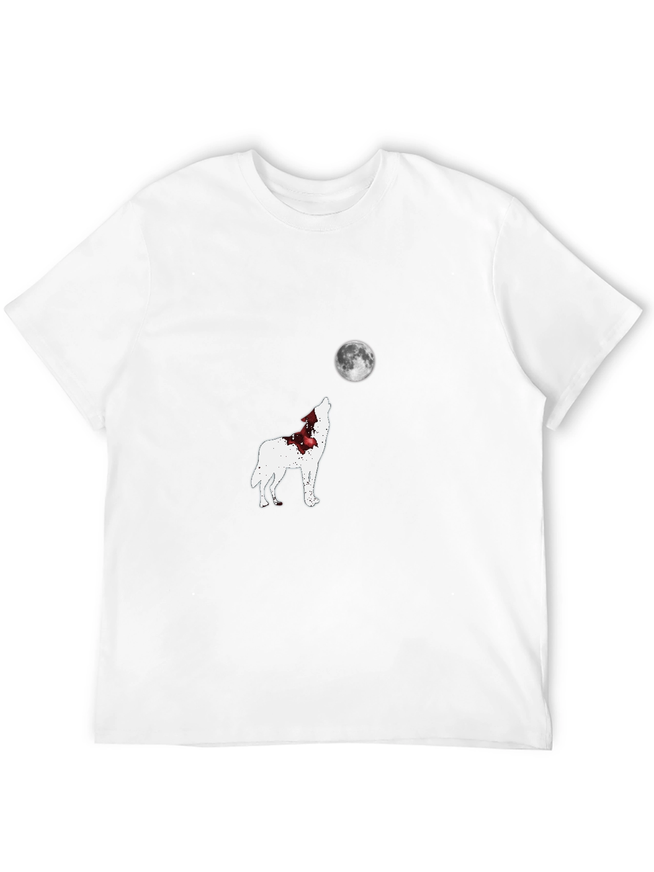 Wolf Howling Moon T-Shirt