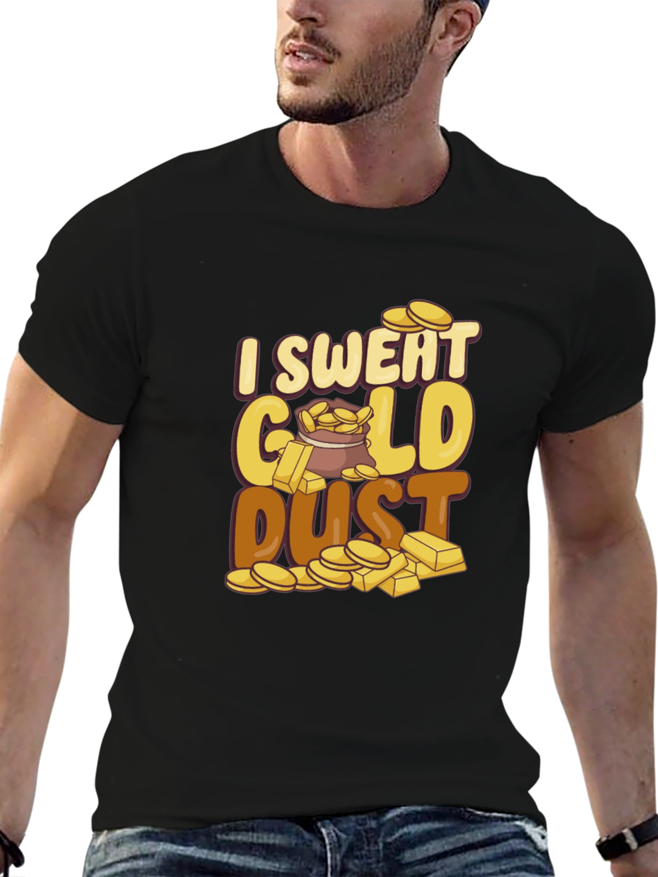 I Sweat Gold Dust Graphic Tee