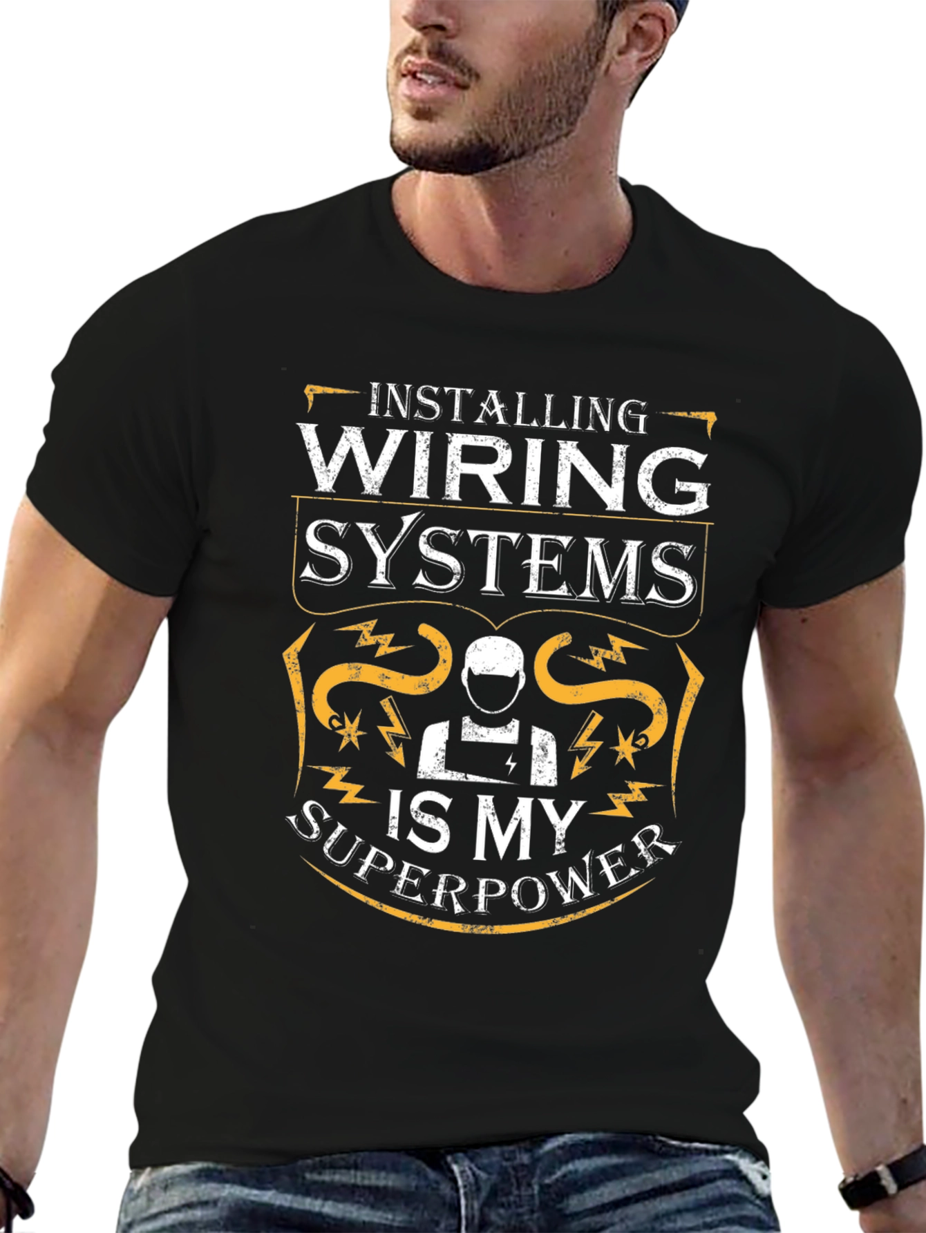 Installing Wiring Systems Superpower T-Shirt