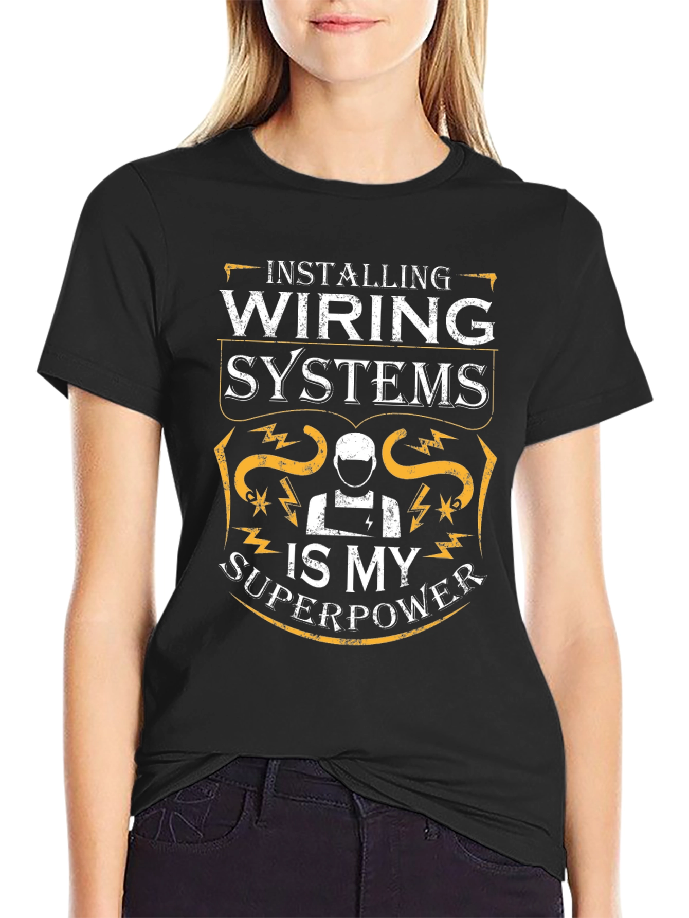 Installing Wiring Systems Superpower T-Shirt