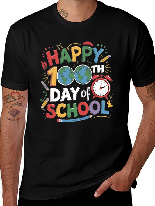 100th Day of School T-Shirt Happy Teacher Shirt