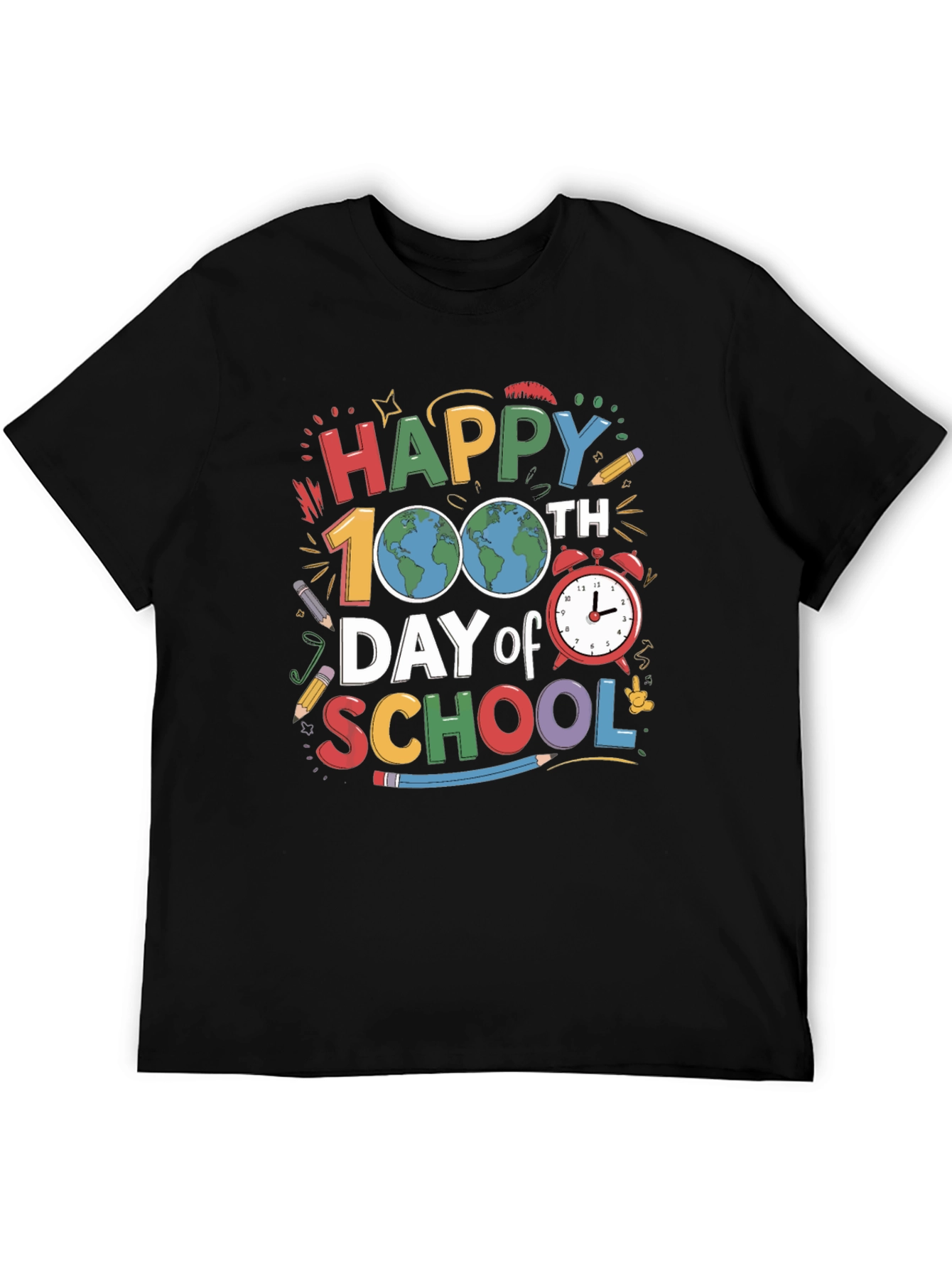 100th Day of School T-Shirt Happy Teacher Shirt