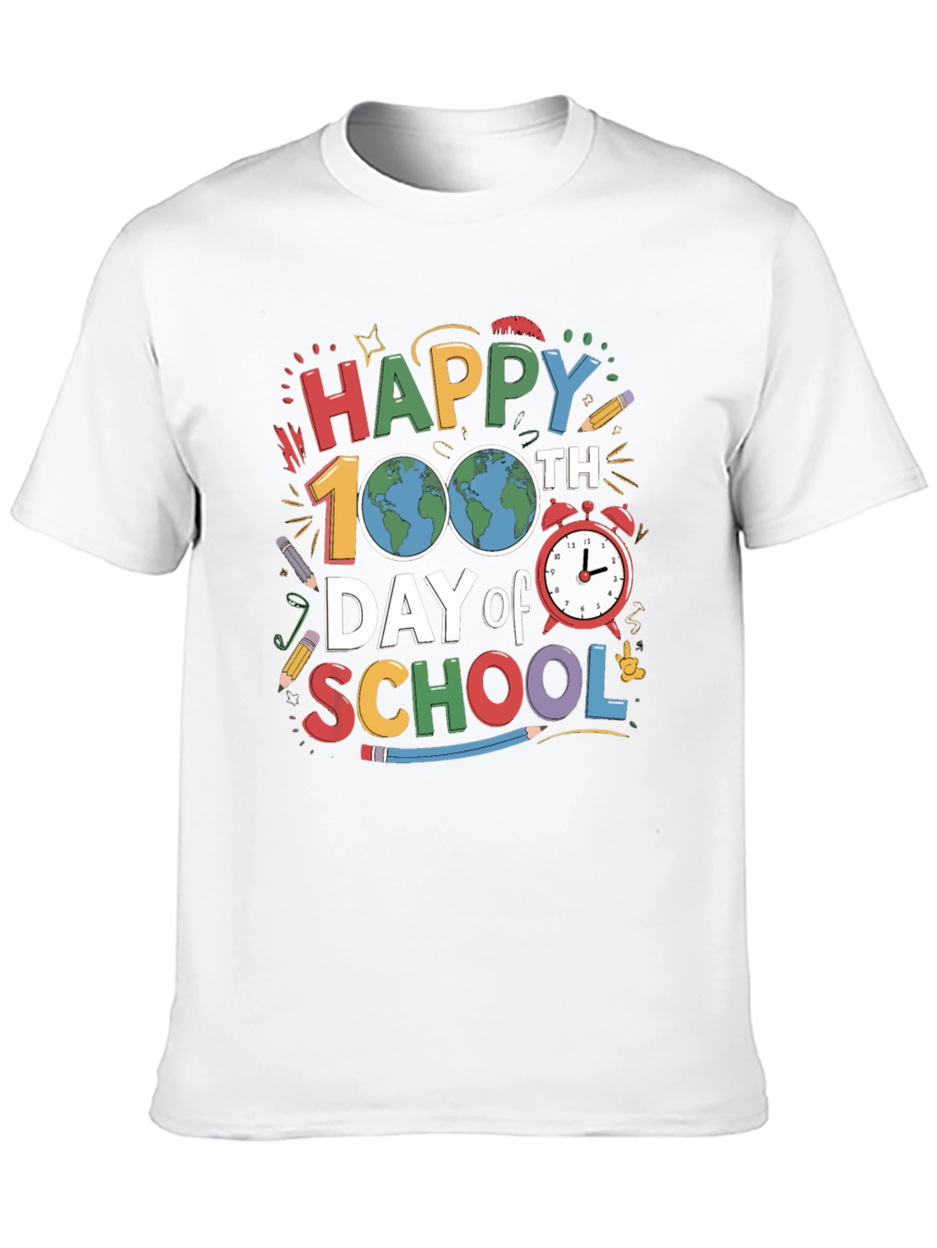 100th Day of School T-Shirt Happy Teacher Shirt