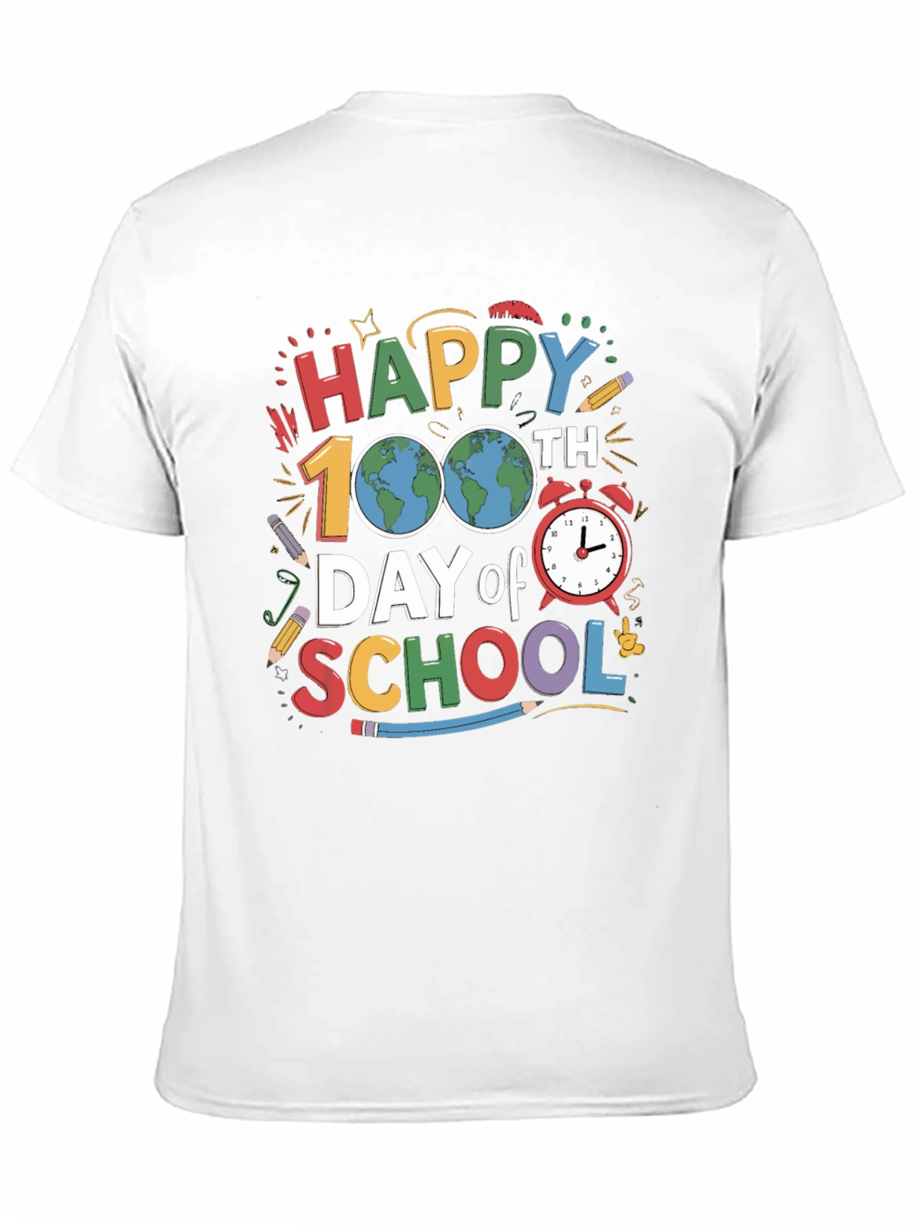 100th Day of School T-Shirt Happy Teacher Shirt