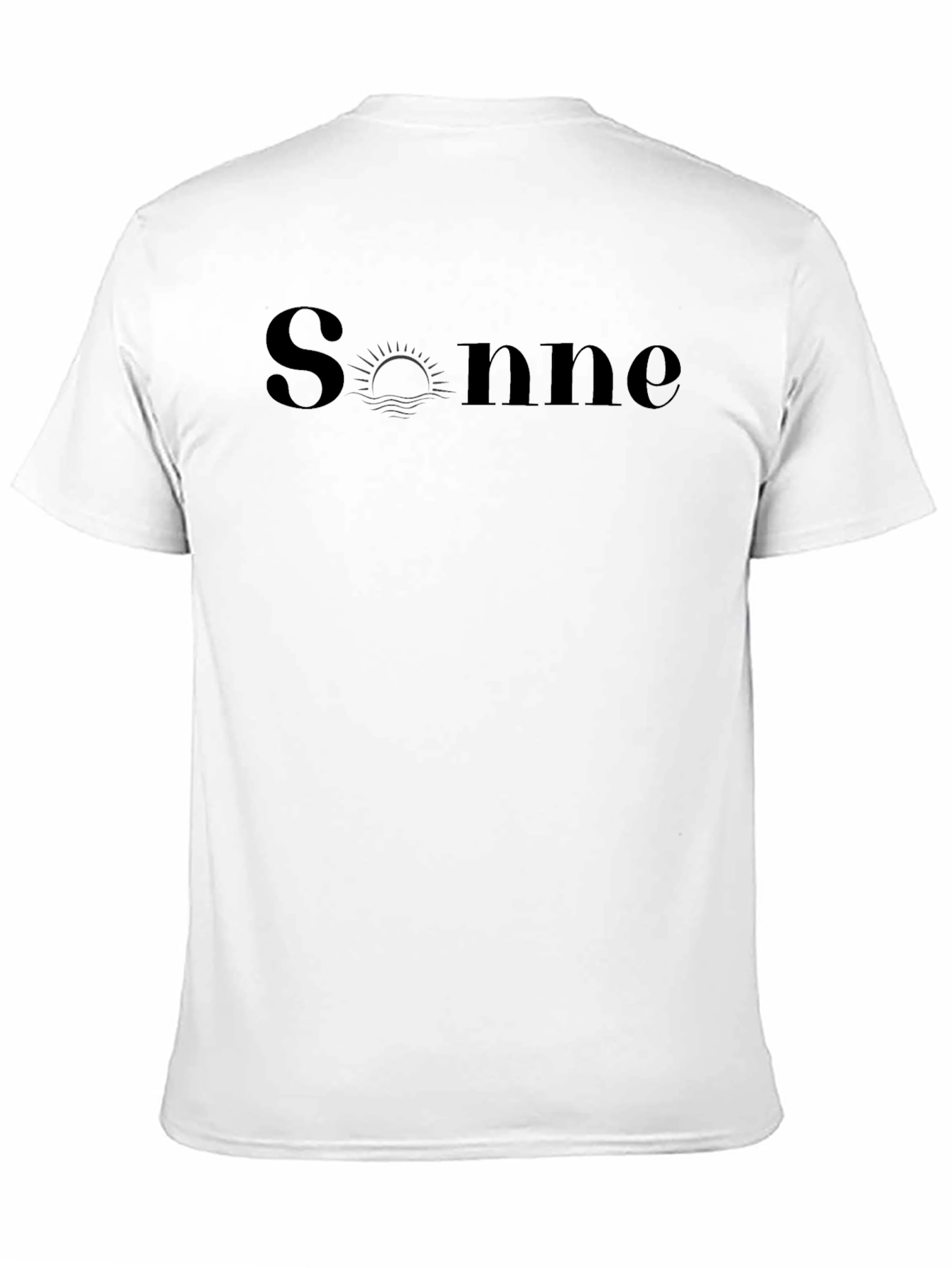 Sonne Graphic Tee - Stylish Black T-Shirt