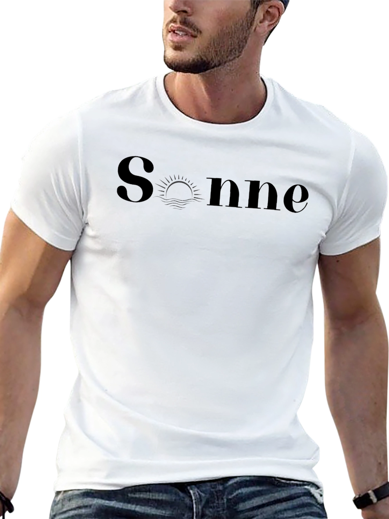 Sonne Graphic Tee - Stylish Black T-Shirt