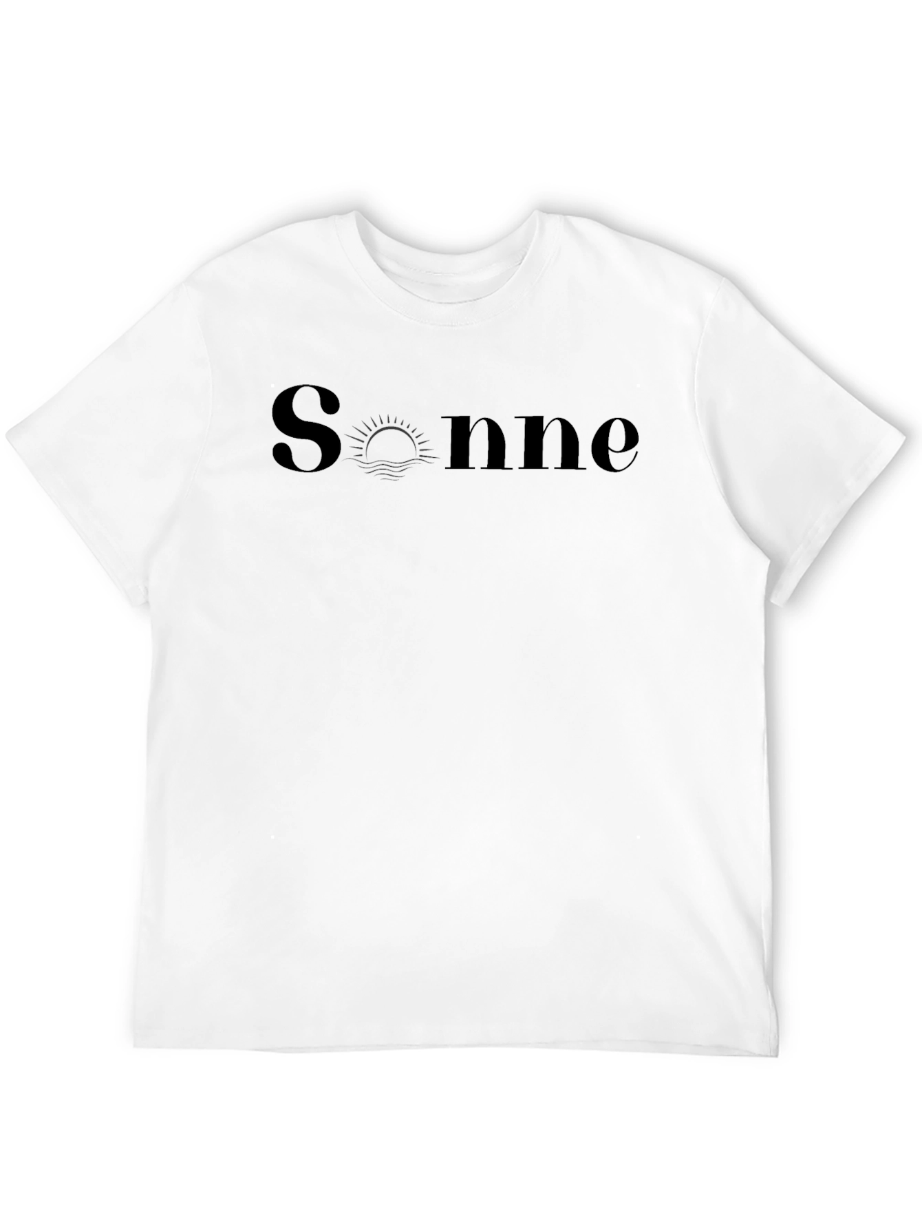 Sonne Graphic Tee - Stylish Black T-Shirt