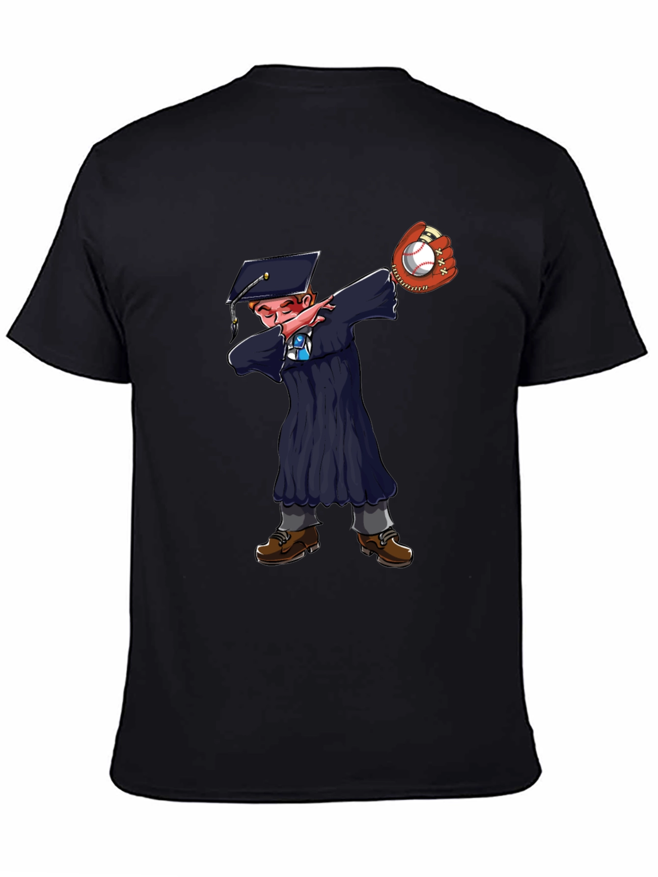 Graduate Dabbing Baseball T-Shirt