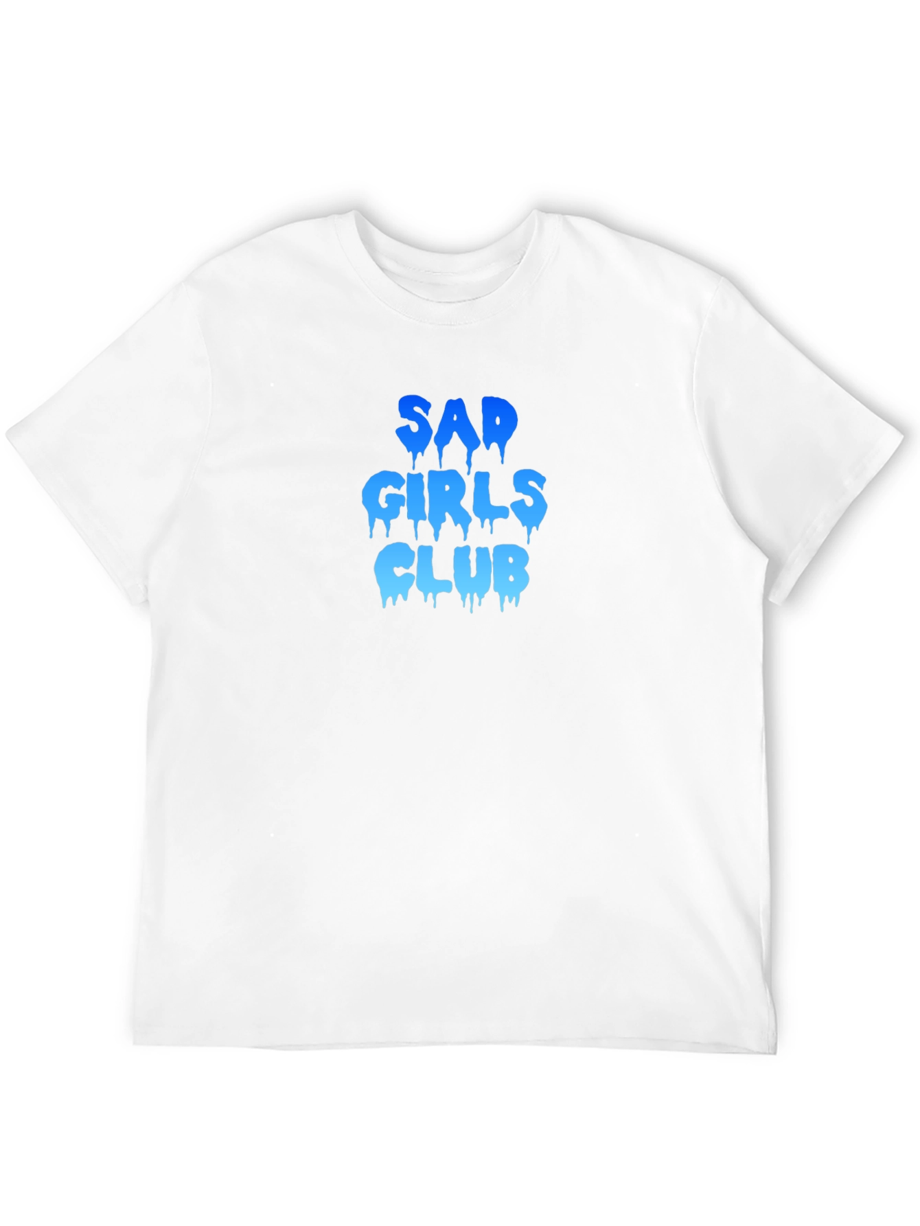 Sad Girls Club Graphic Print Black Tee