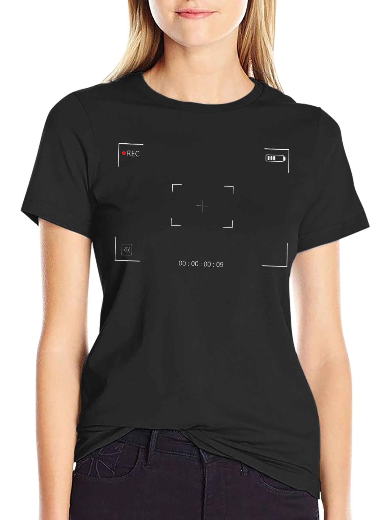Camcorder Viewfinder Graphic T-Shirt