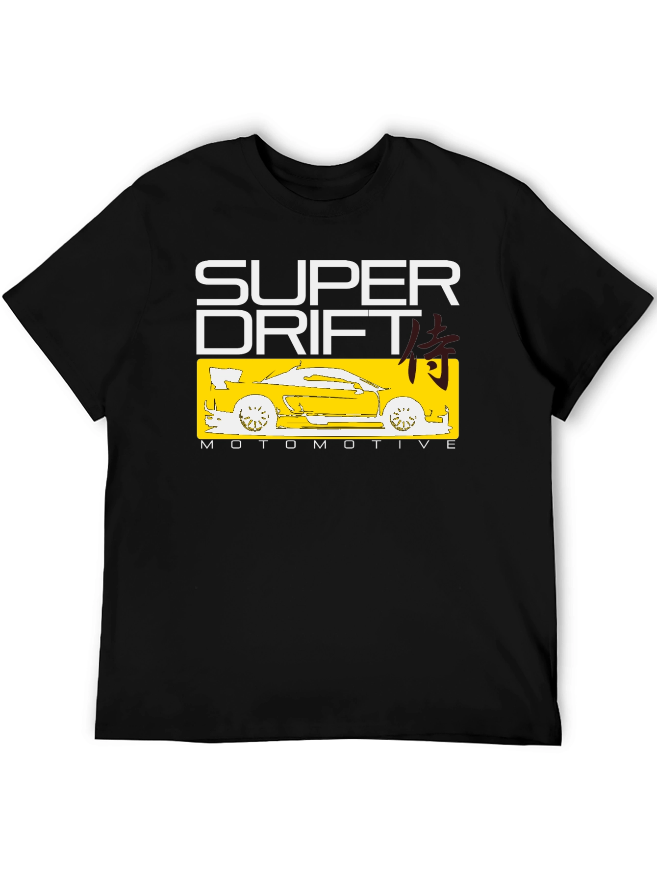 Super Drift Automotive T-Shirt - Black