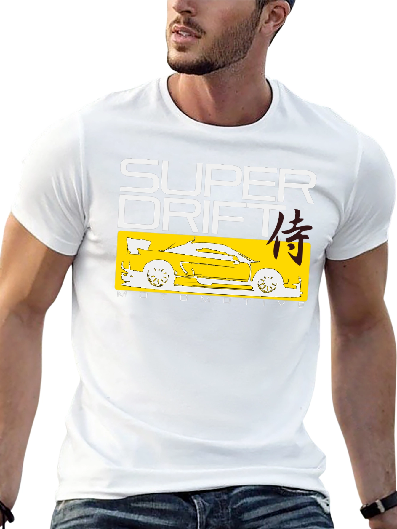 Super Drift Automotive T-Shirt - Black