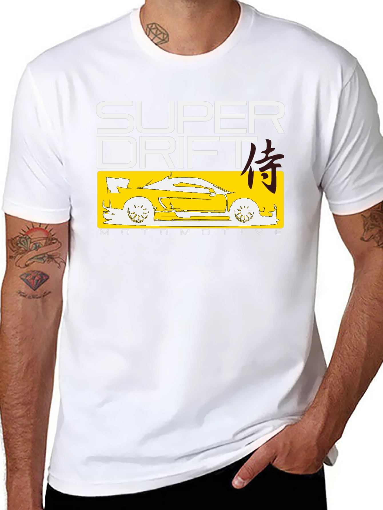 Super Drift Automotive T-Shirt - Black