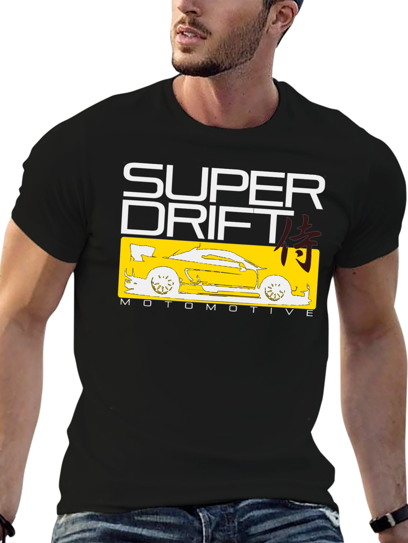 Super Drift Automotive T-Shirt - Black