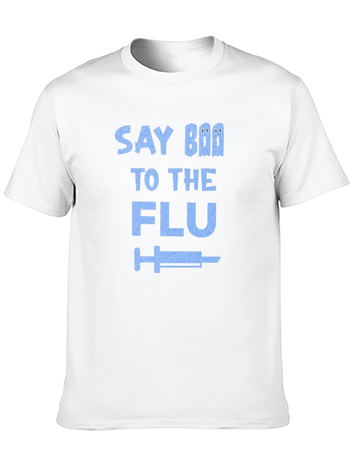 Say Boo To The Flu Black T-Shirt