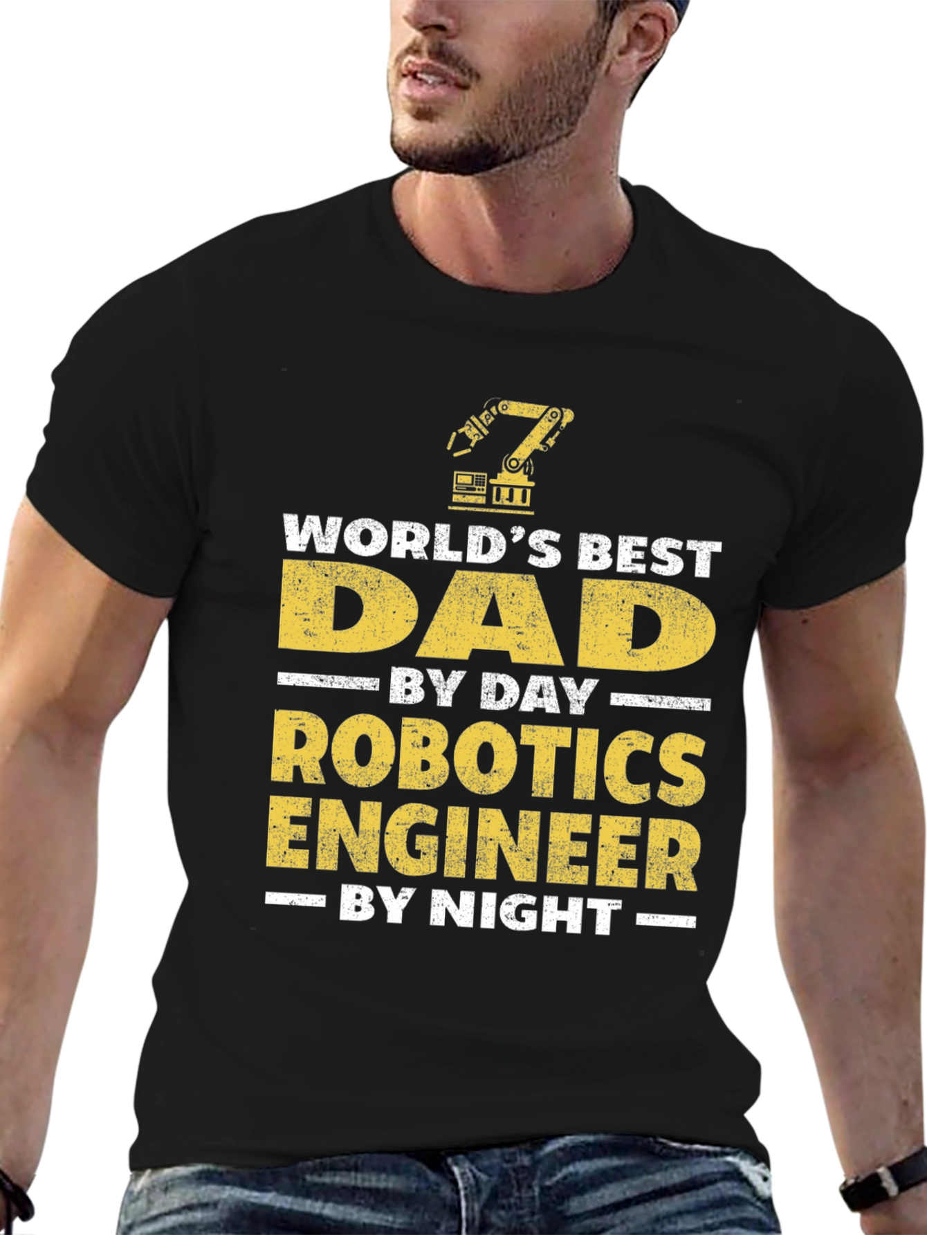 Robotics Engineer Dad T-Shirt - Best Dad Gift