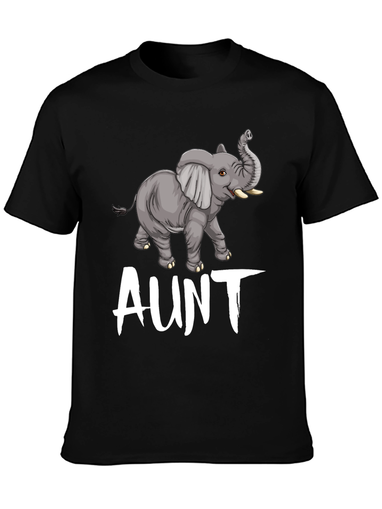 Elephant Aunt T-Shirt - Cute Family Tee