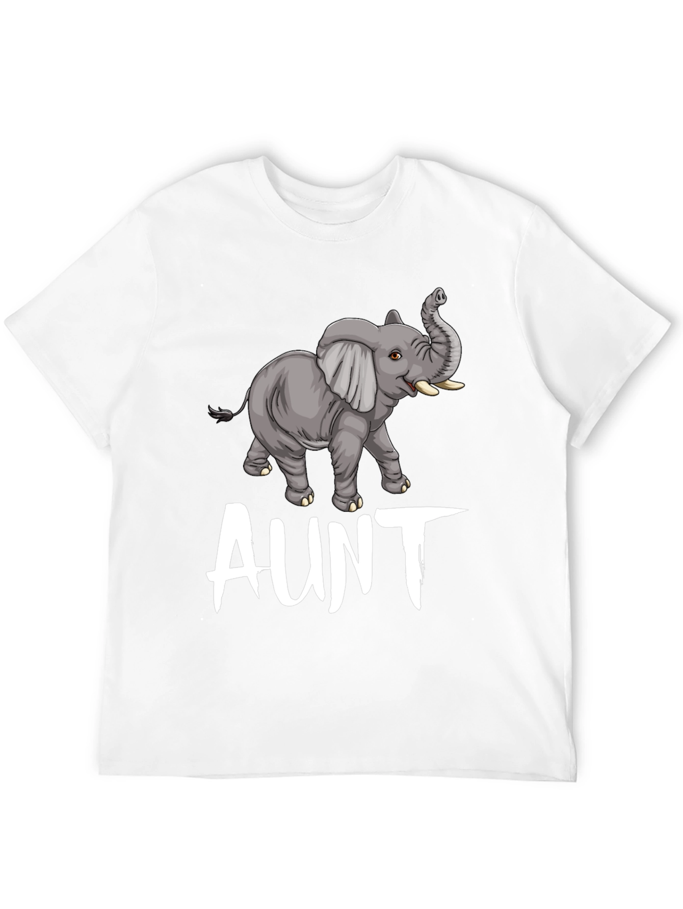 Elephant Aunt T-Shirt - Cute Family Tee