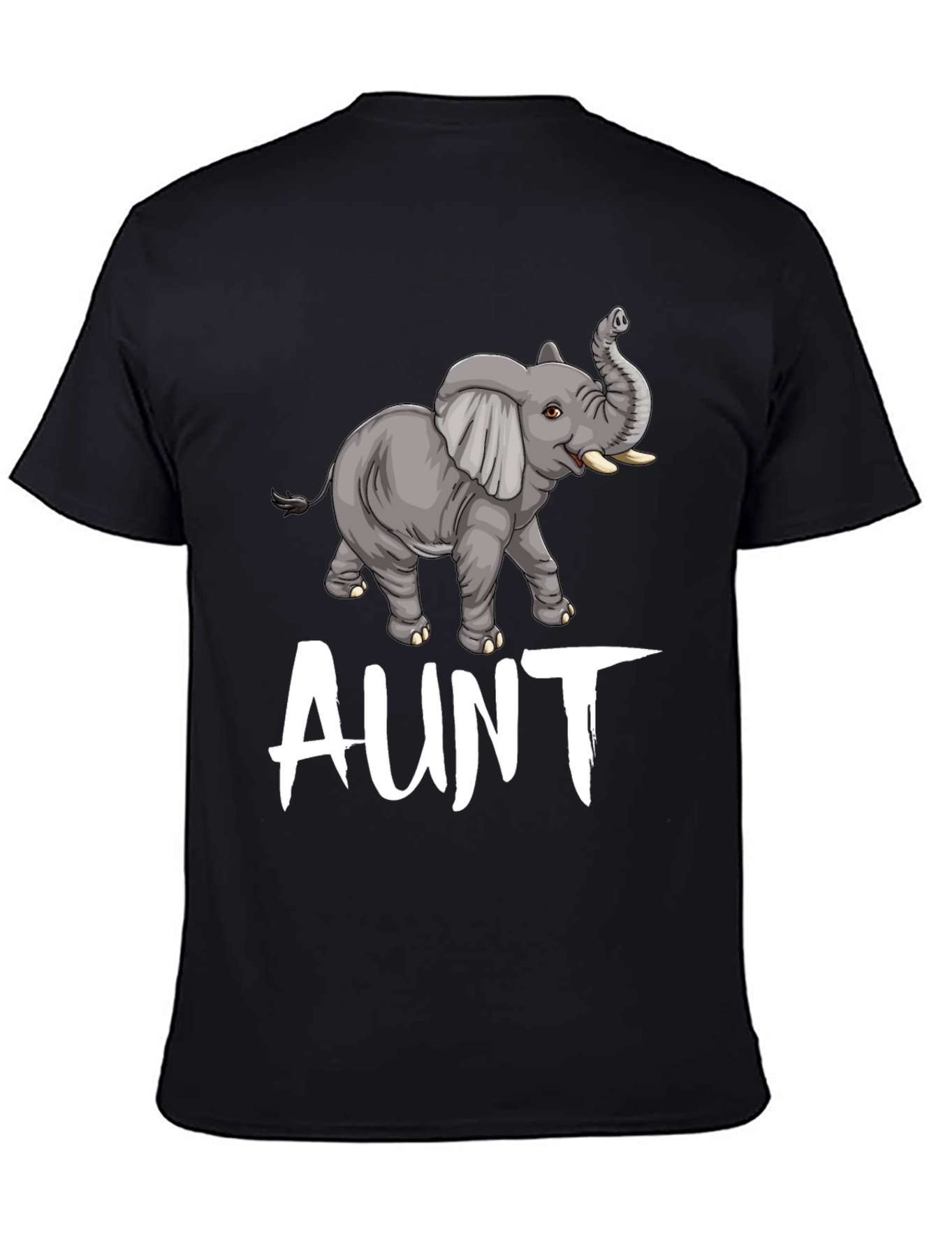 Elephant Aunt T-Shirt - Cute Family Tee