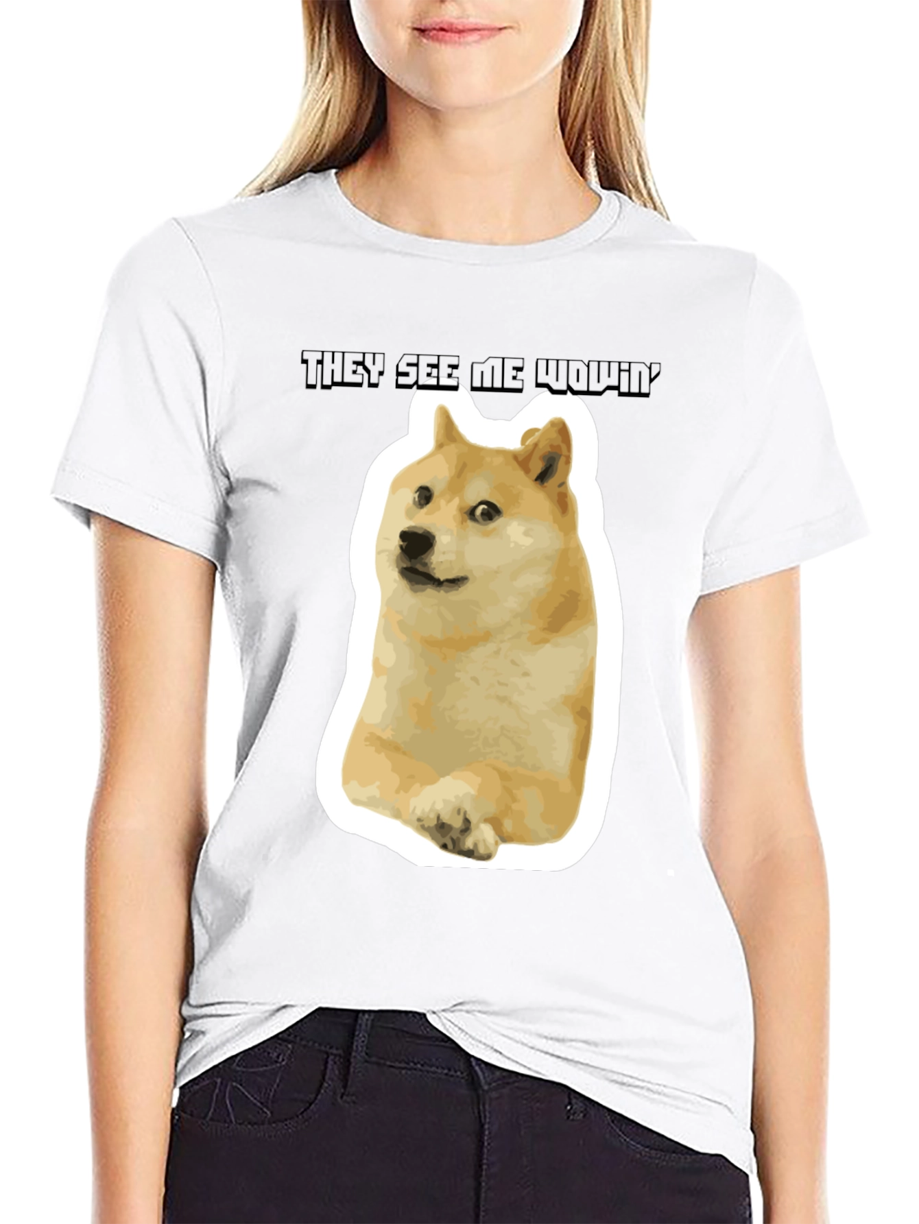 Doge Meme T-Shirt - They See Me Wowin