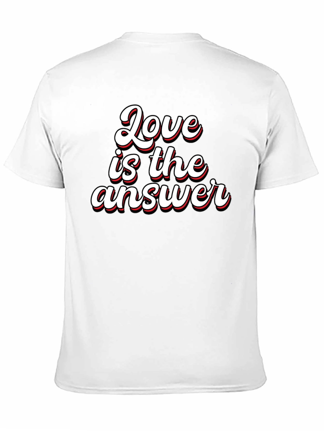 Love is the Answer Graphic T-Shirt - Black