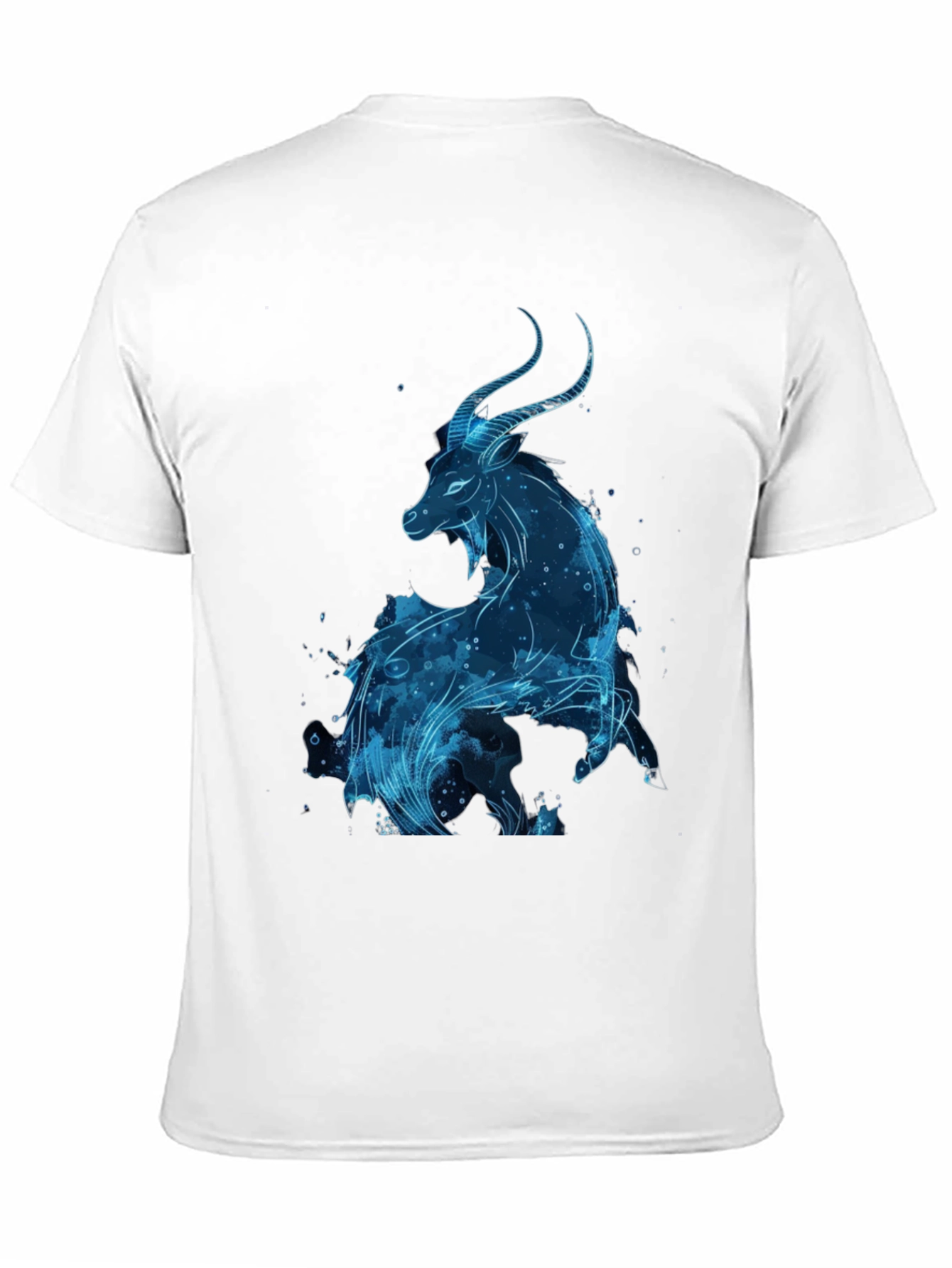 Capricorn Zodiac Black T-Shirt