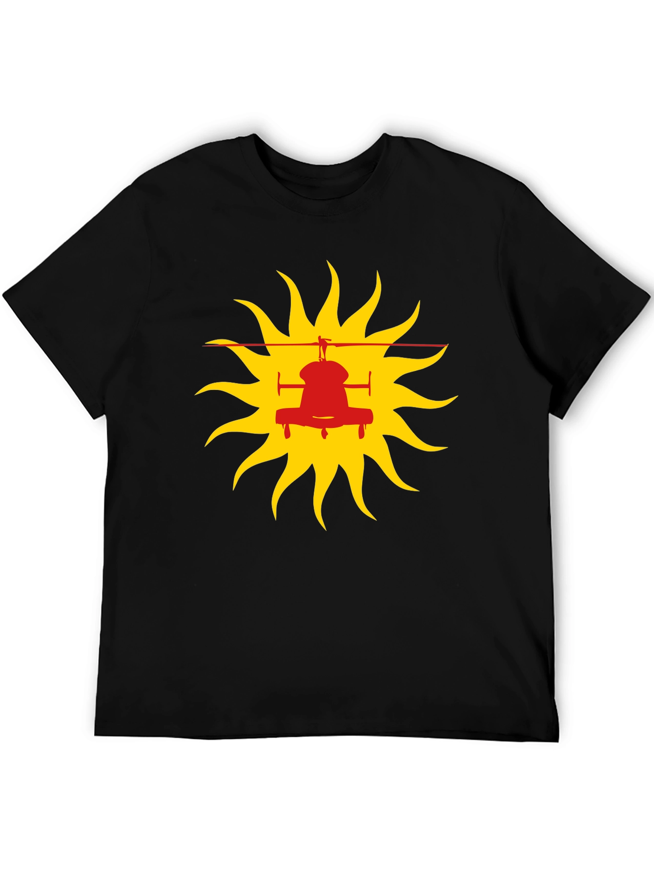 Helicopter Sun Graphic Tee
