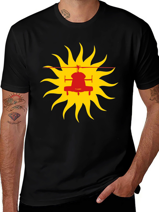 Helicopter Sun Graphic Tee