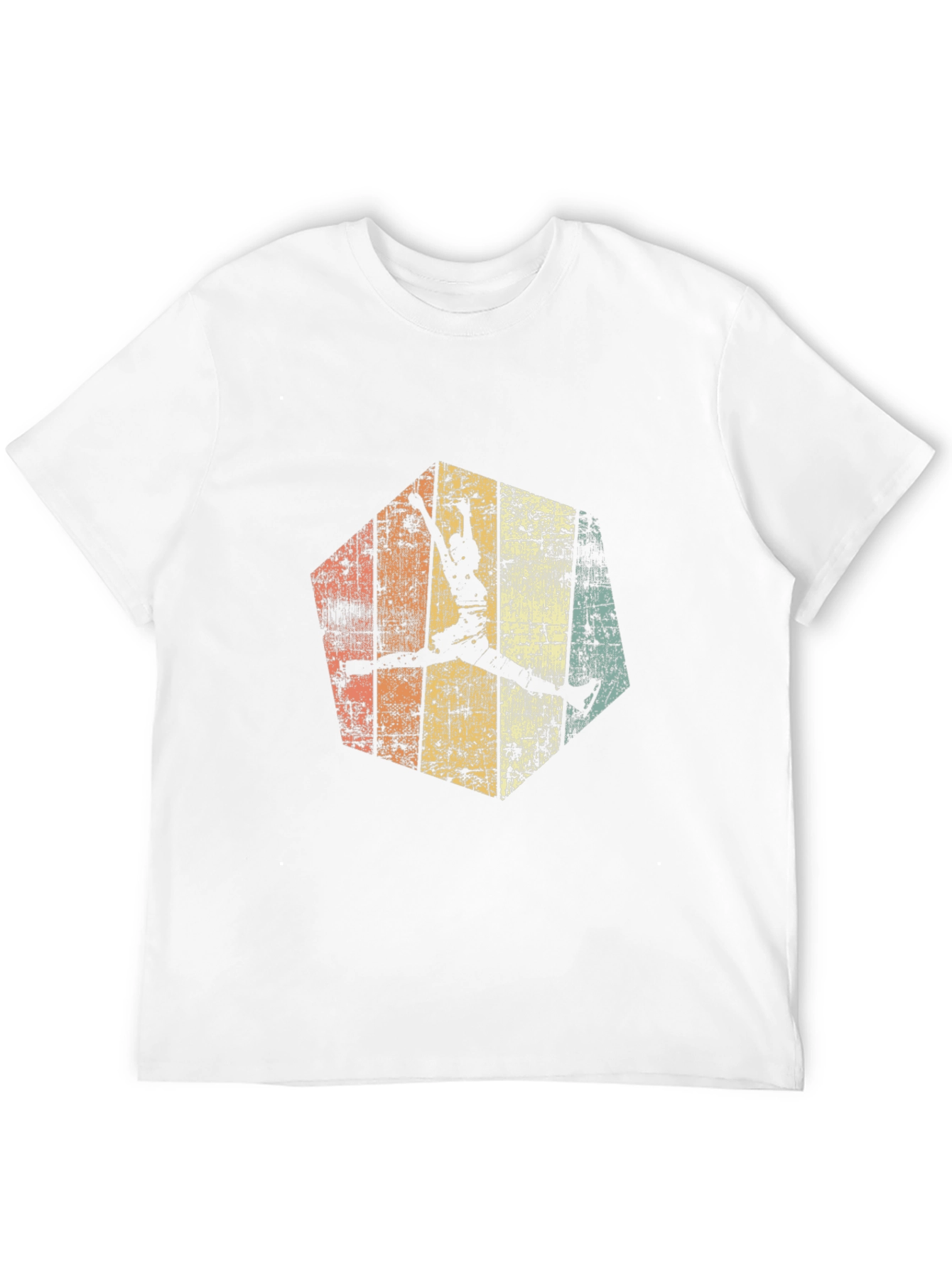 Retro Basketball Graphic Tee - Black
