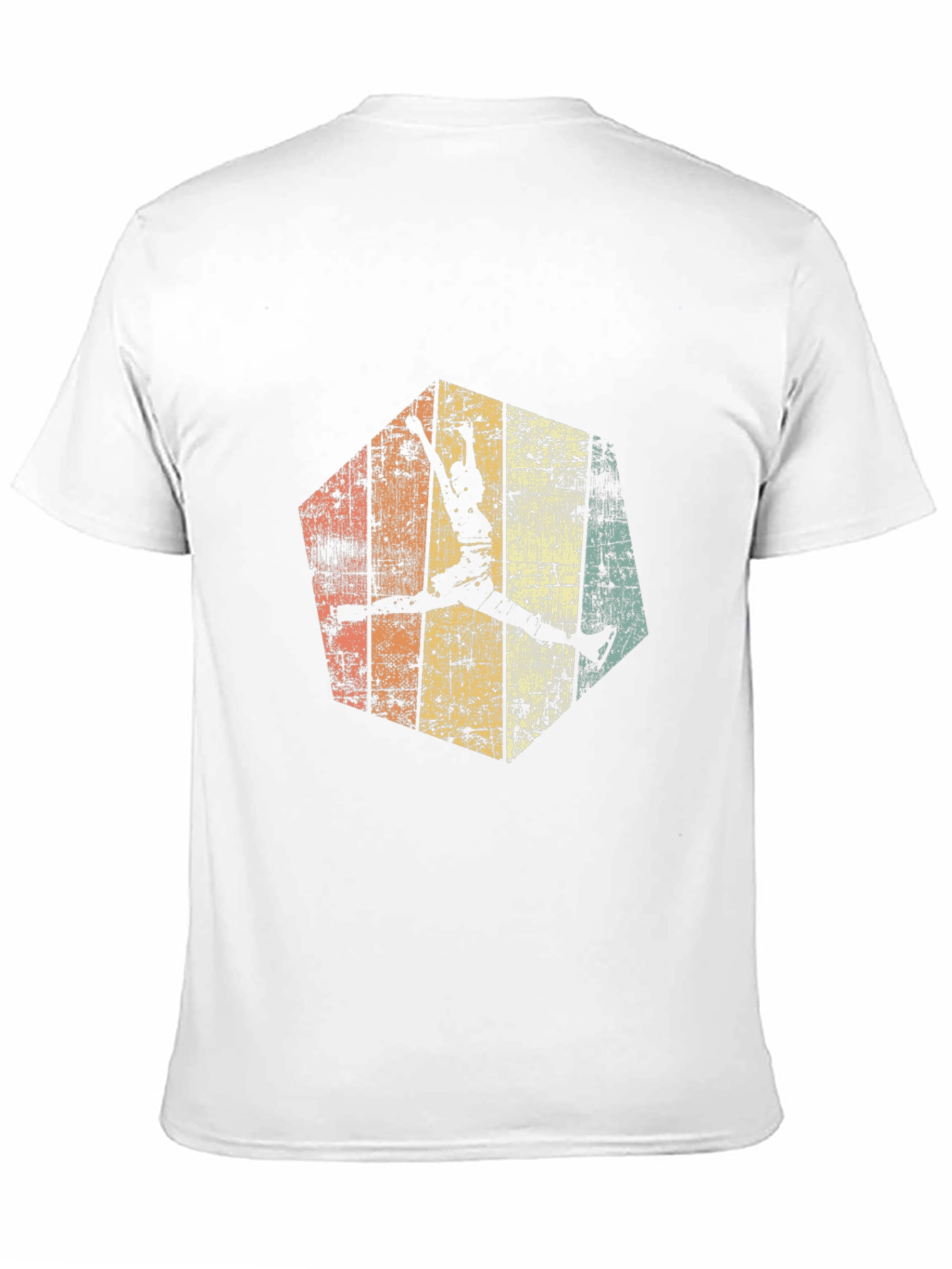 Retro Basketball Graphic Tee - Black