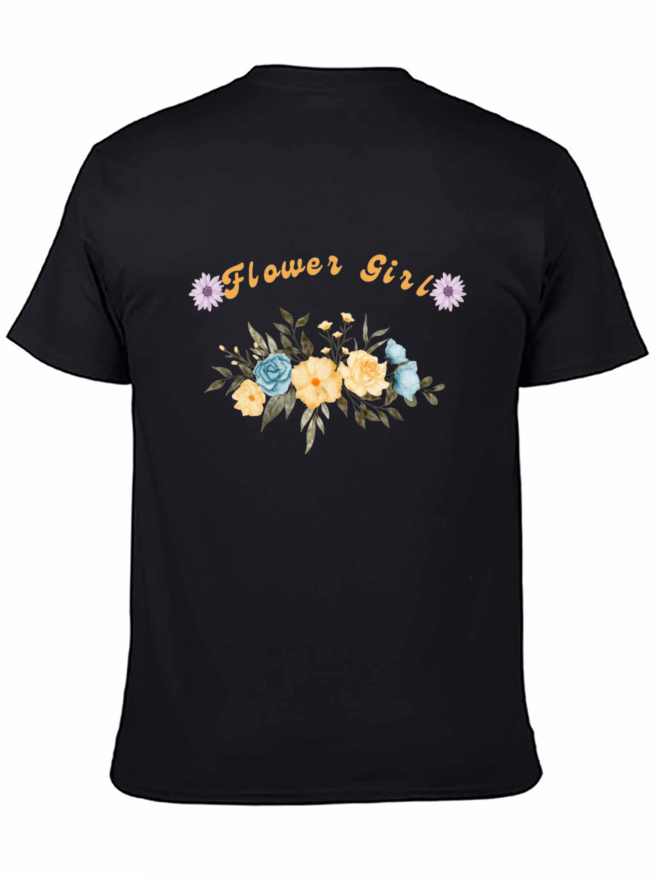 Flower Girl Floral Graphic Tee