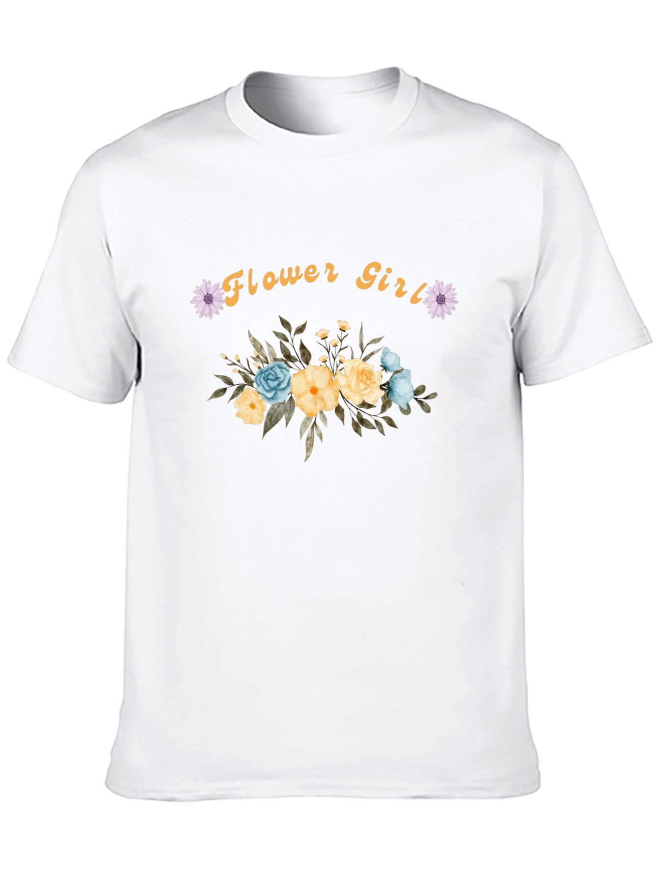 Flower Girl Floral Graphic Tee