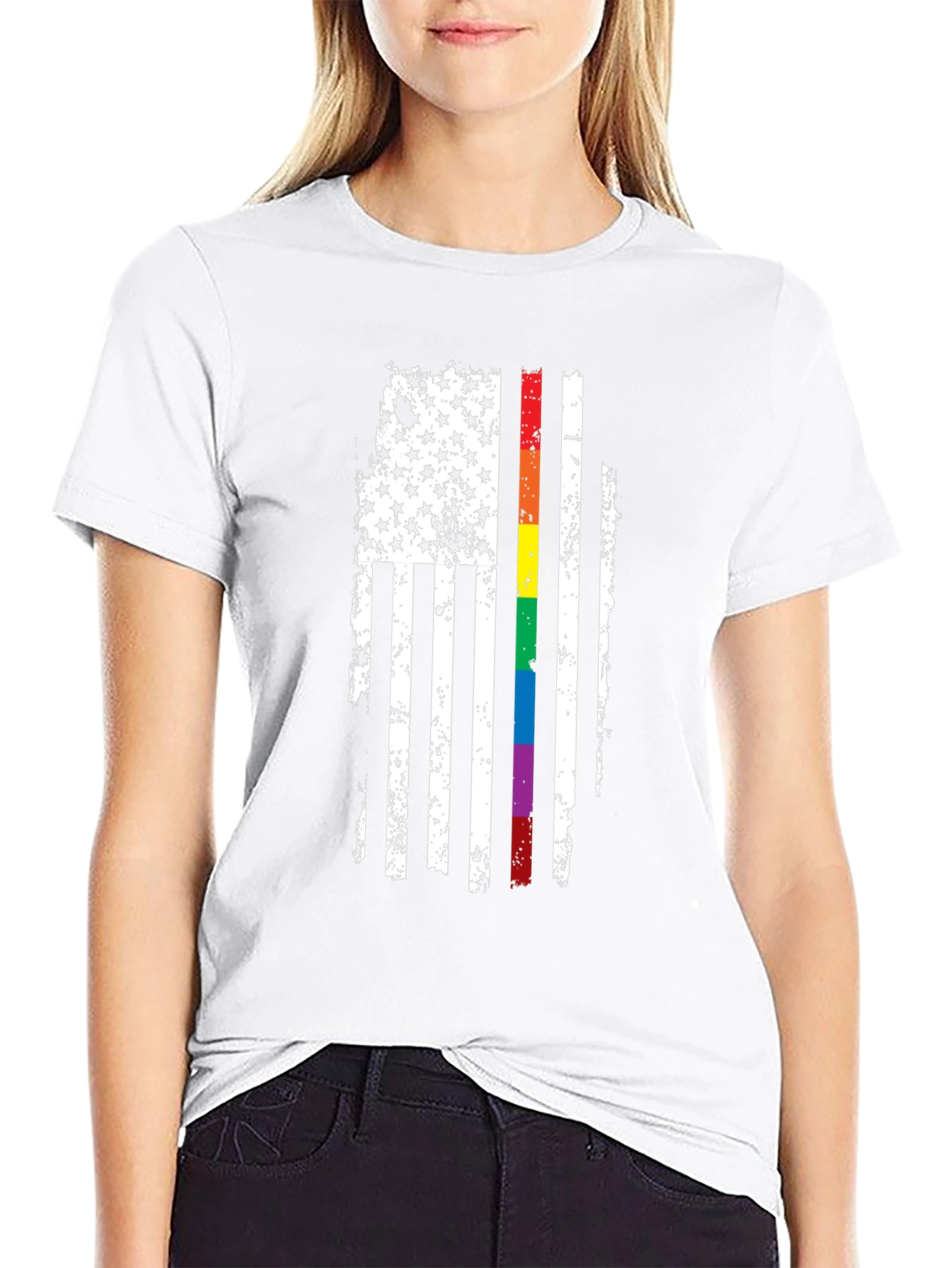 LGBT American Flag Pride T-Shirt