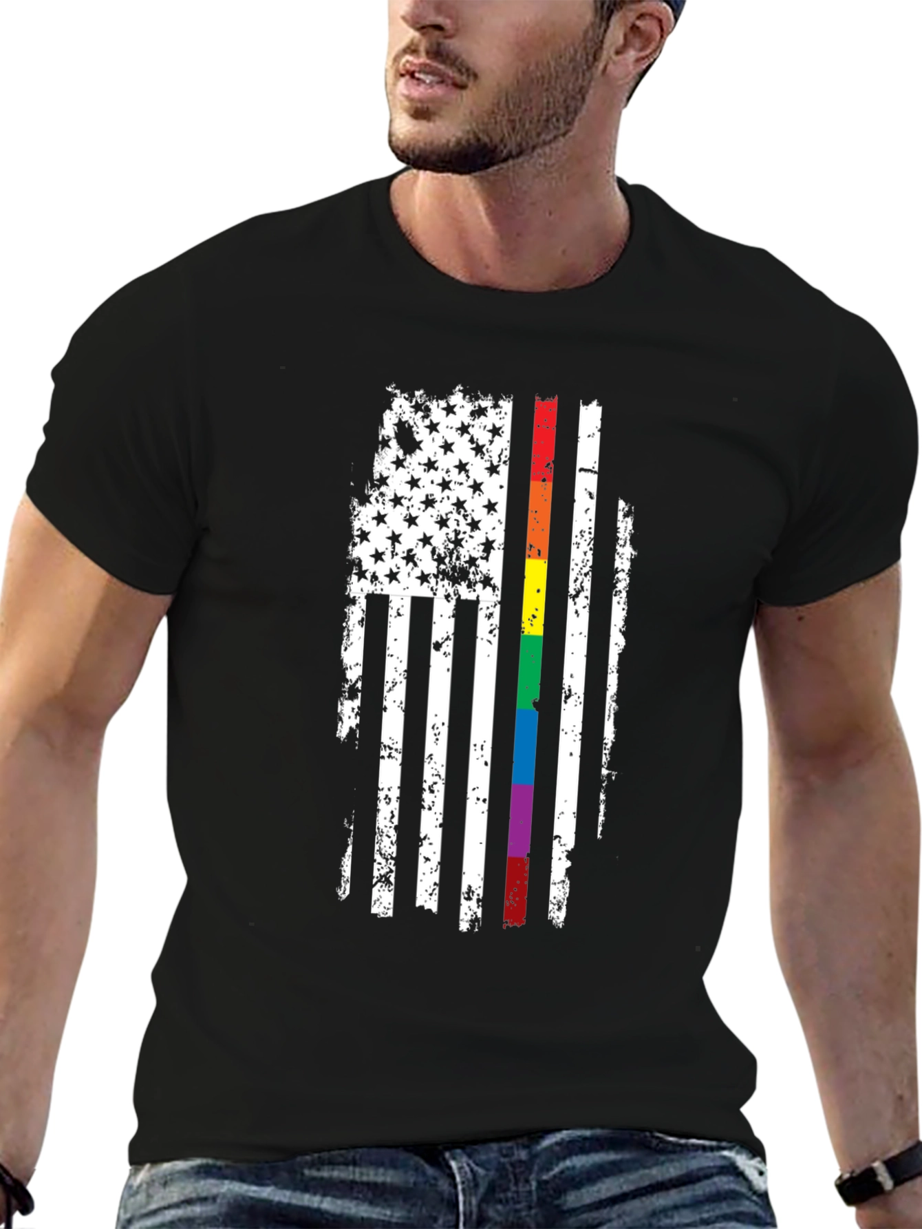 LGBT American Flag Pride T-Shirt
