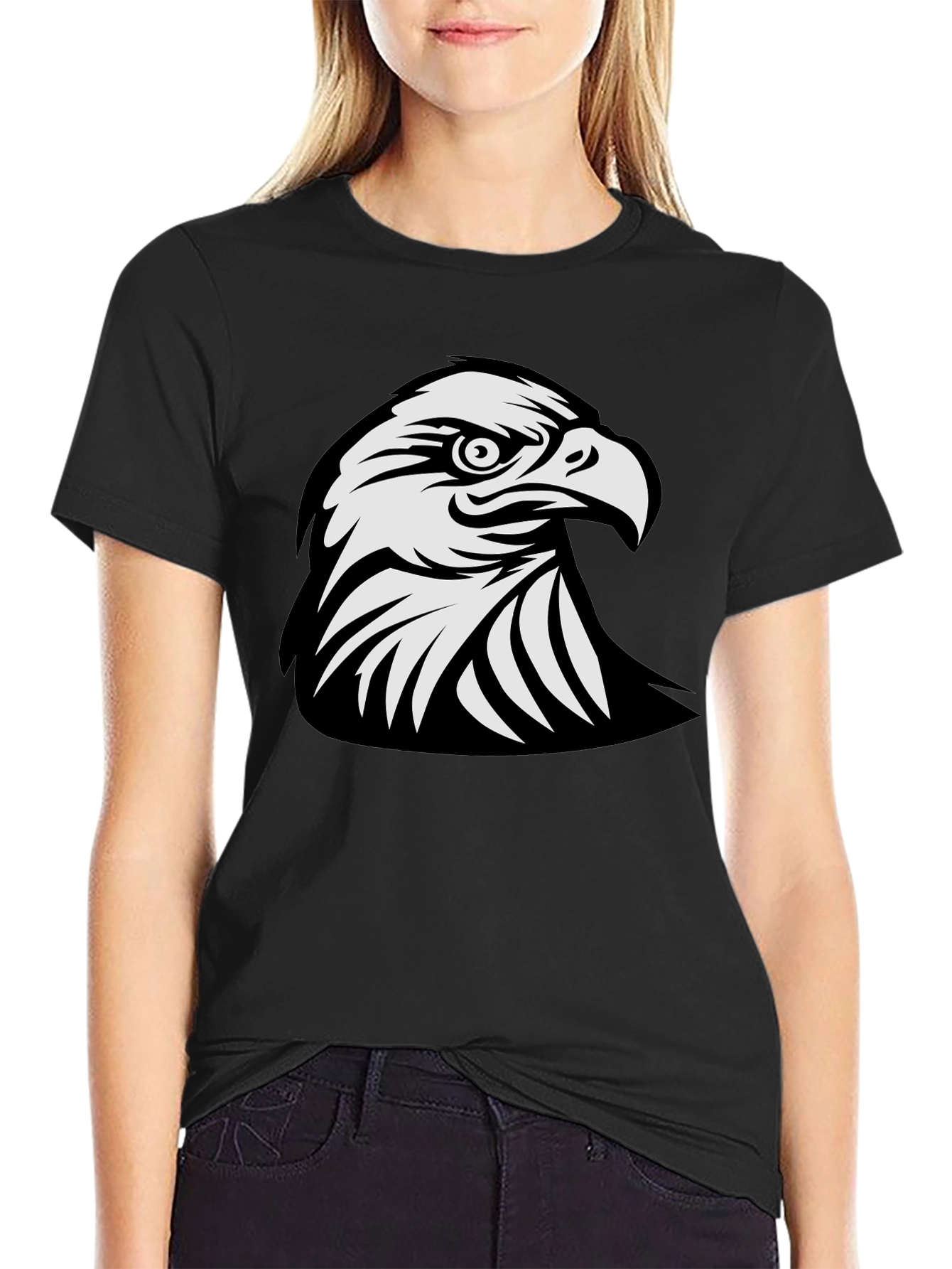Black Eagle Graphic T-Shirt - Bold & Stylish