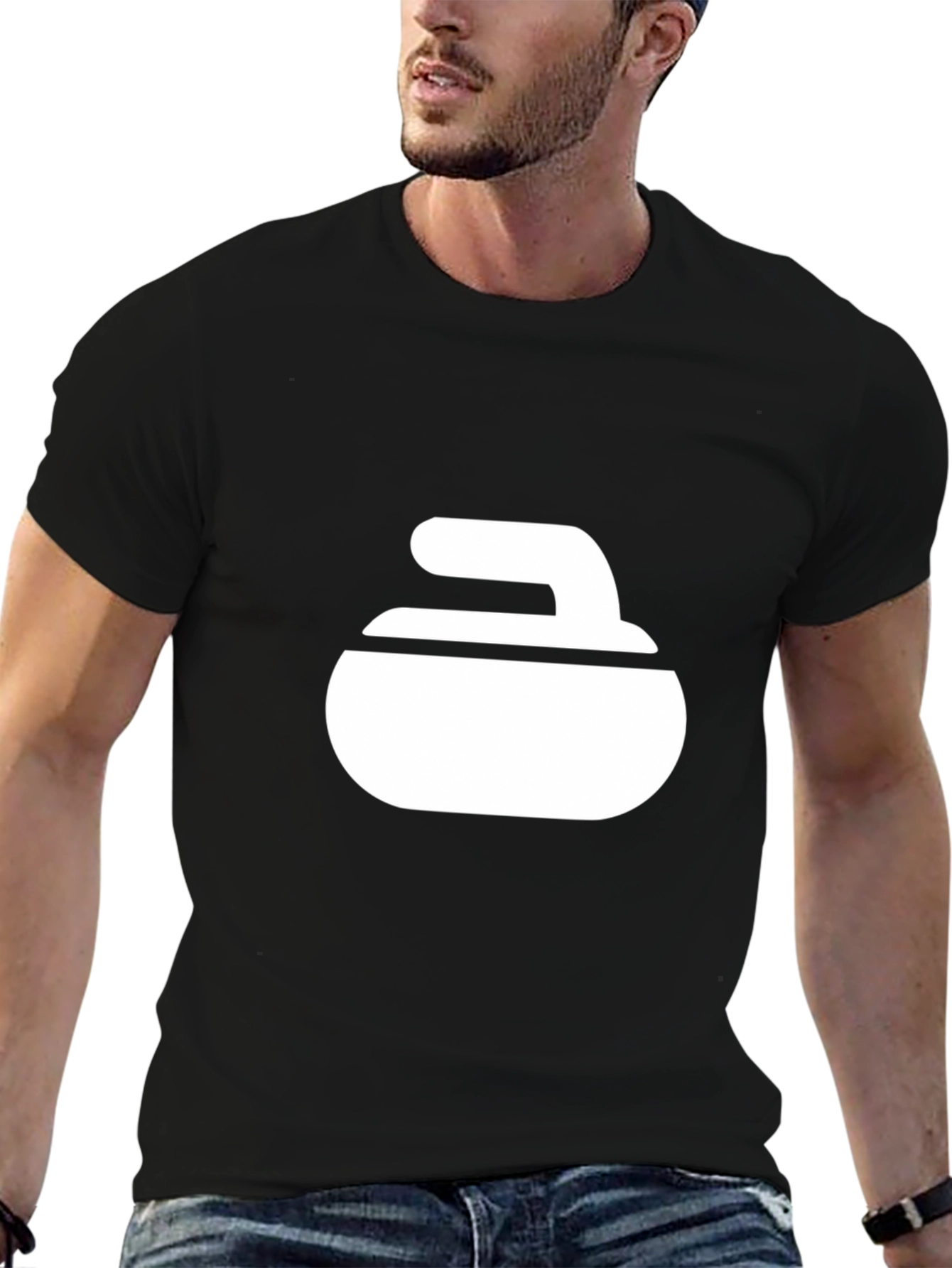 Curling Stone Graphic T-Shirt