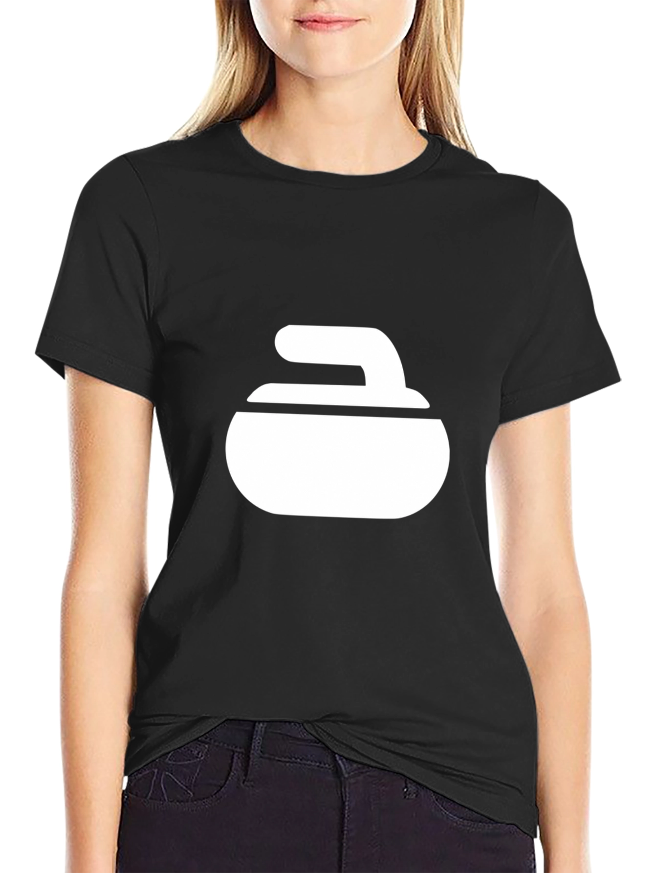 Curling Stone Graphic T-Shirt