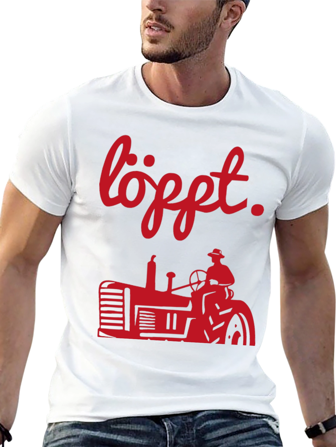 Lofft Tractor T-Shirt - Mens Black Tee