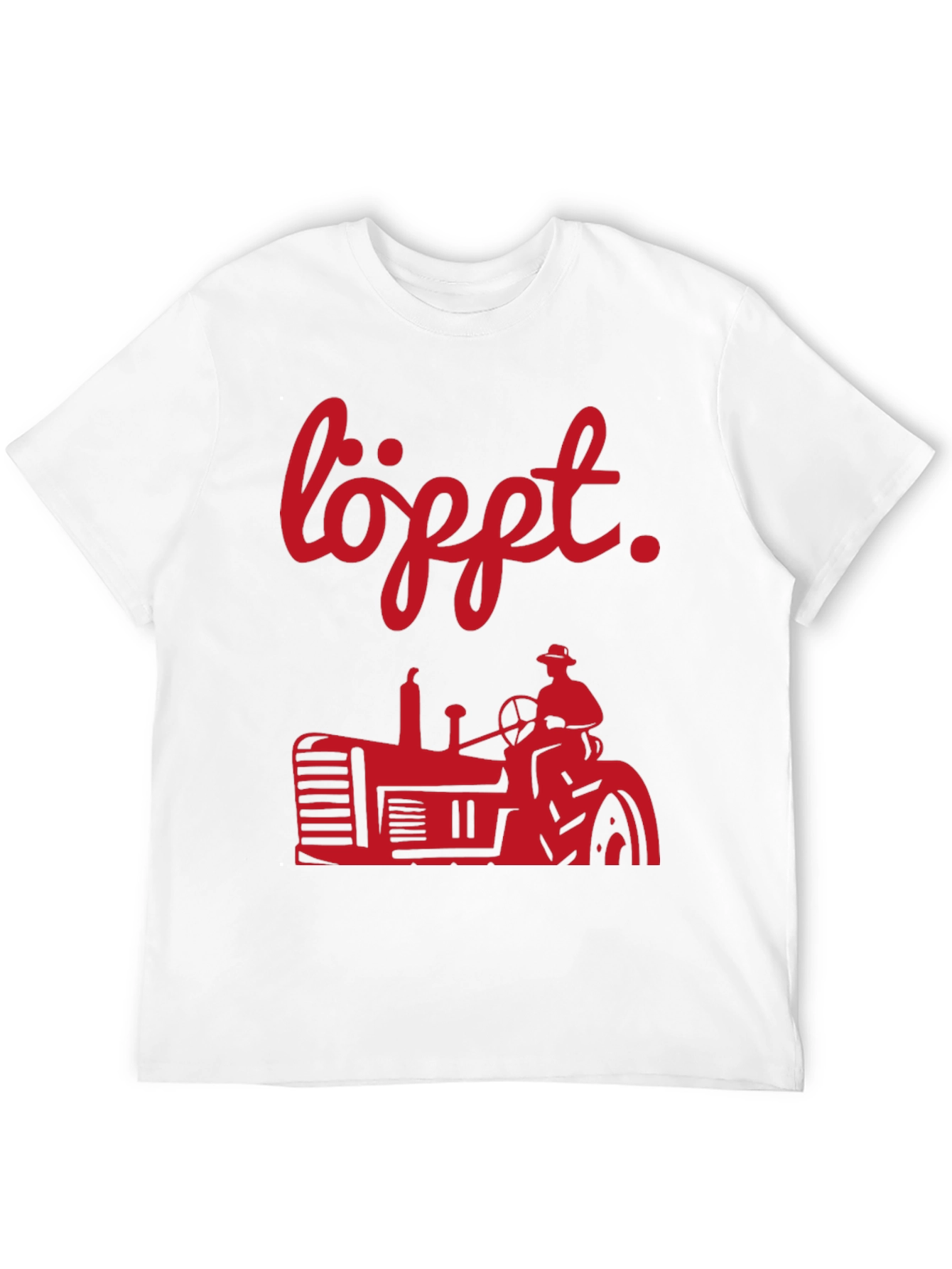 Lofft Tractor T-Shirt - Mens Black Tee