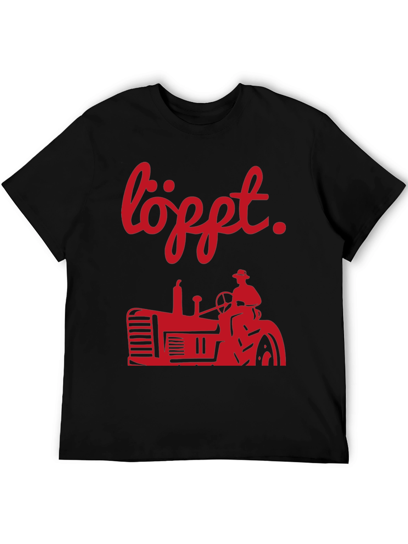 Lofft Tractor T-Shirt - Mens Black Tee