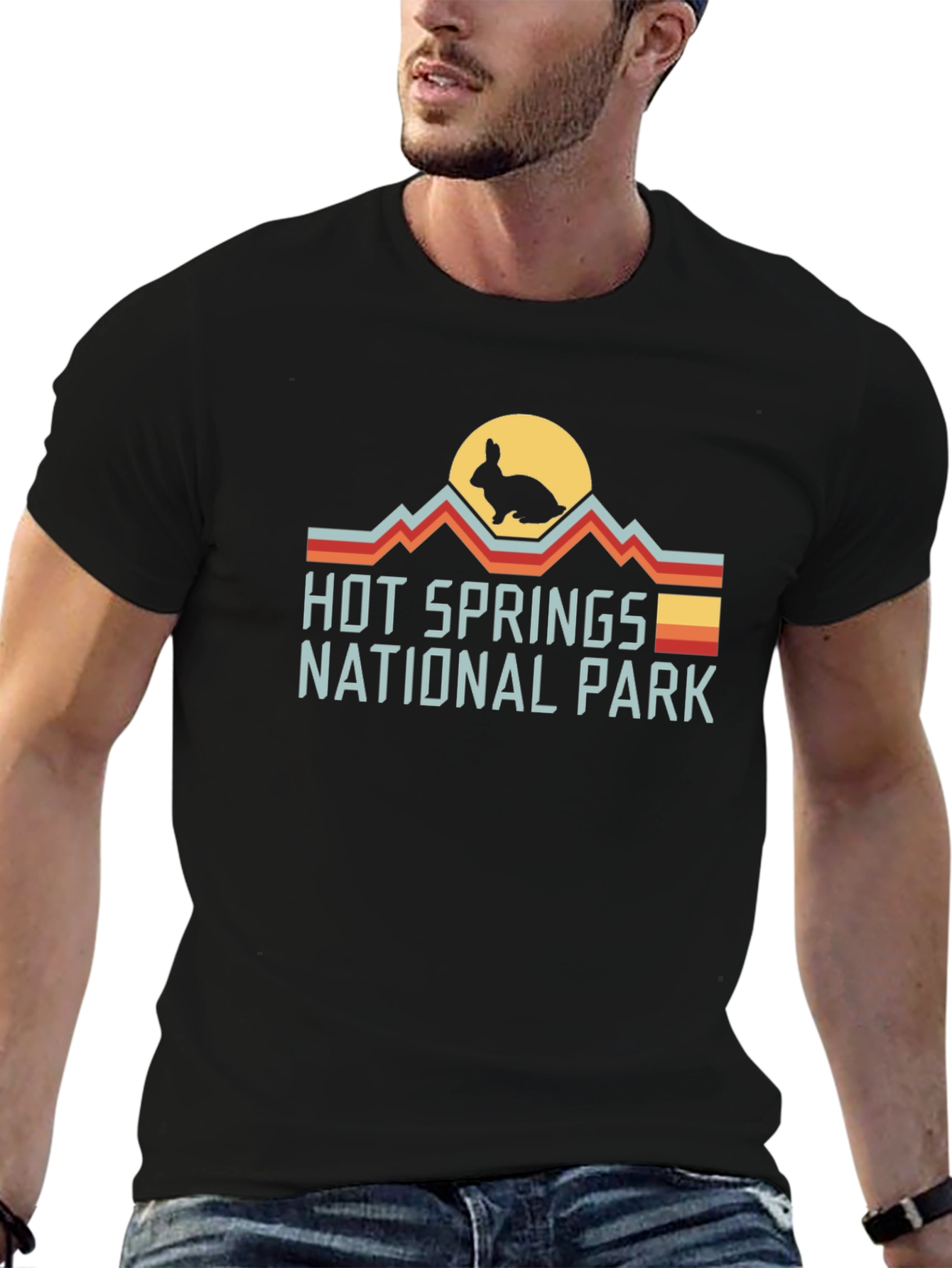 Hot Springs National Park Rabbit Graphic Tee