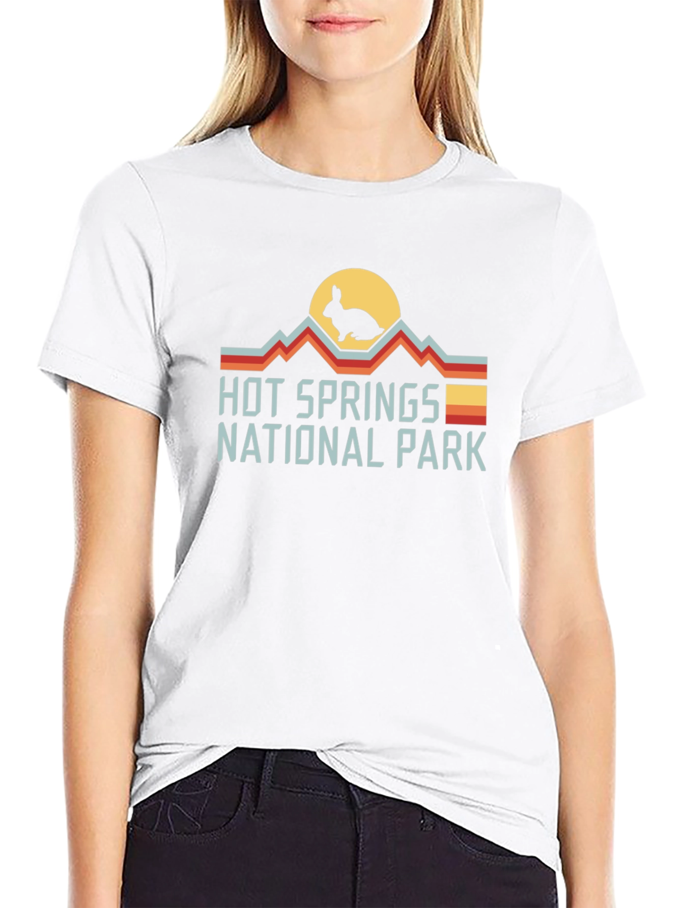 Hot Springs National Park Rabbit Graphic Tee