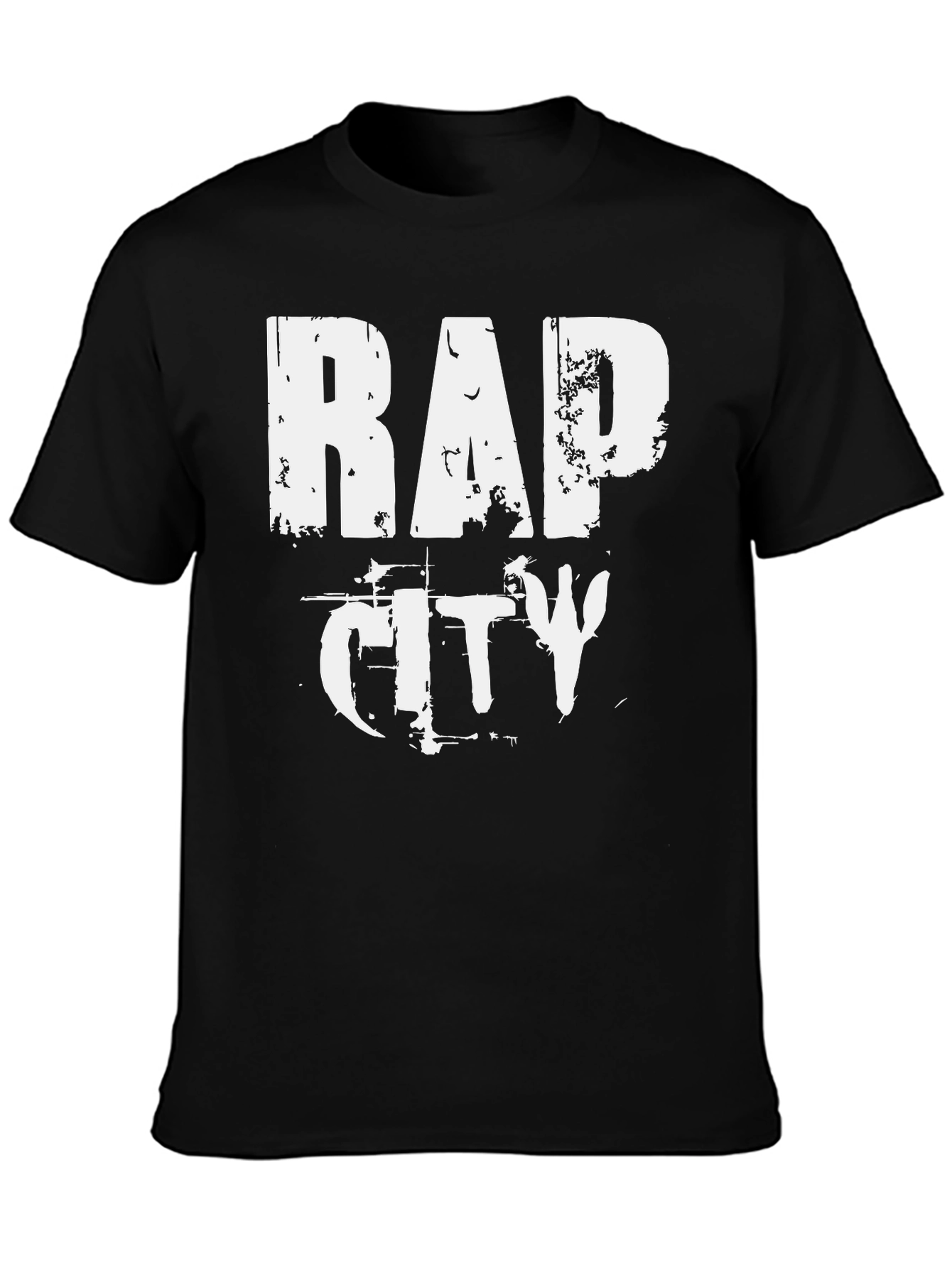 Rap City Black Graphic T-Shirt