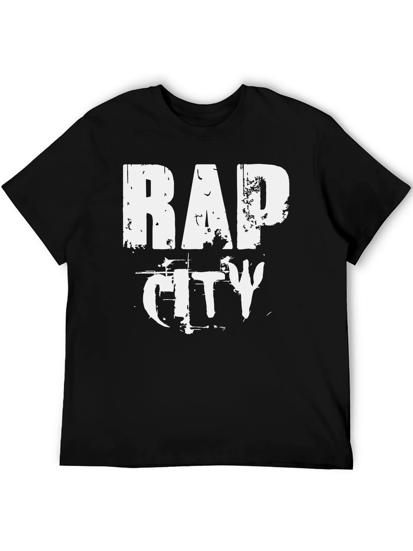 Rap City Black Graphic T-Shirt