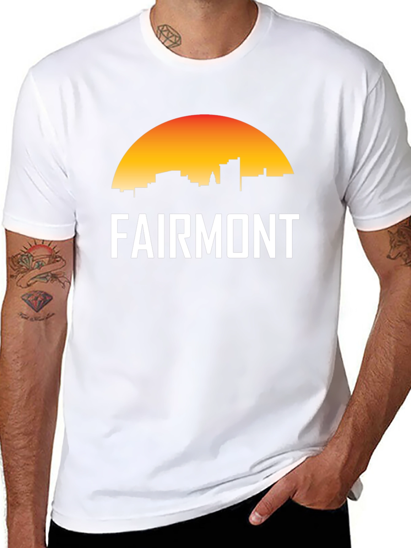 Fairmont City Skyline Graphic Tee